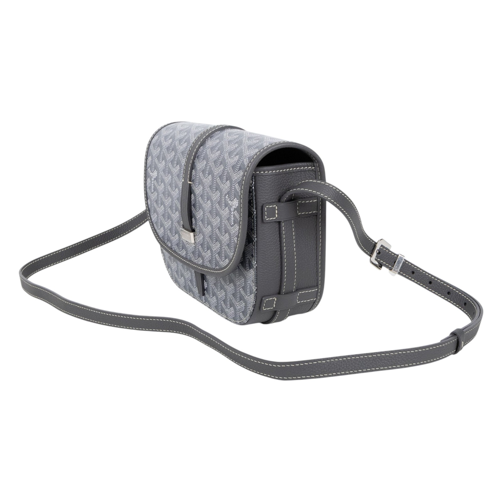 高雅德 GOYARD Belvédère PM 小型 馬鞍包 BELVE3PMLTY 灰BELVEDERE PM 防塵袋