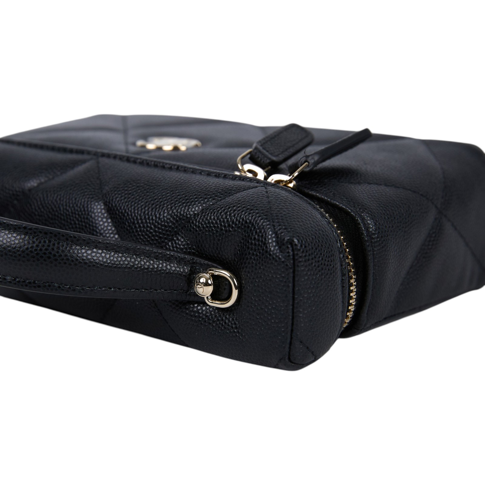 香奈兒 CHANEL CC LOGO 化妝盒 化妝箱 斜背包 手提包 AP4936 B22105 晶片款 黑金荔枝VANITY CASE 原廠盒子/防塵袋/購買證明影本