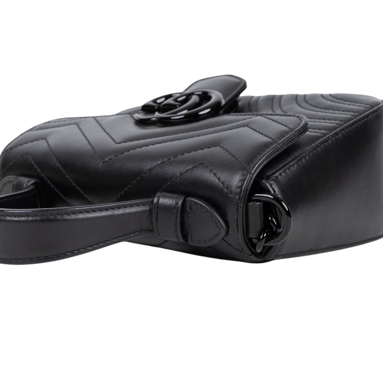 古馳 GUCCI GG Marmont 肩背包 斜背包 手提包 702563 DTDFV 黑GG Marmont Top Handle 包 2WAY 防塵袋