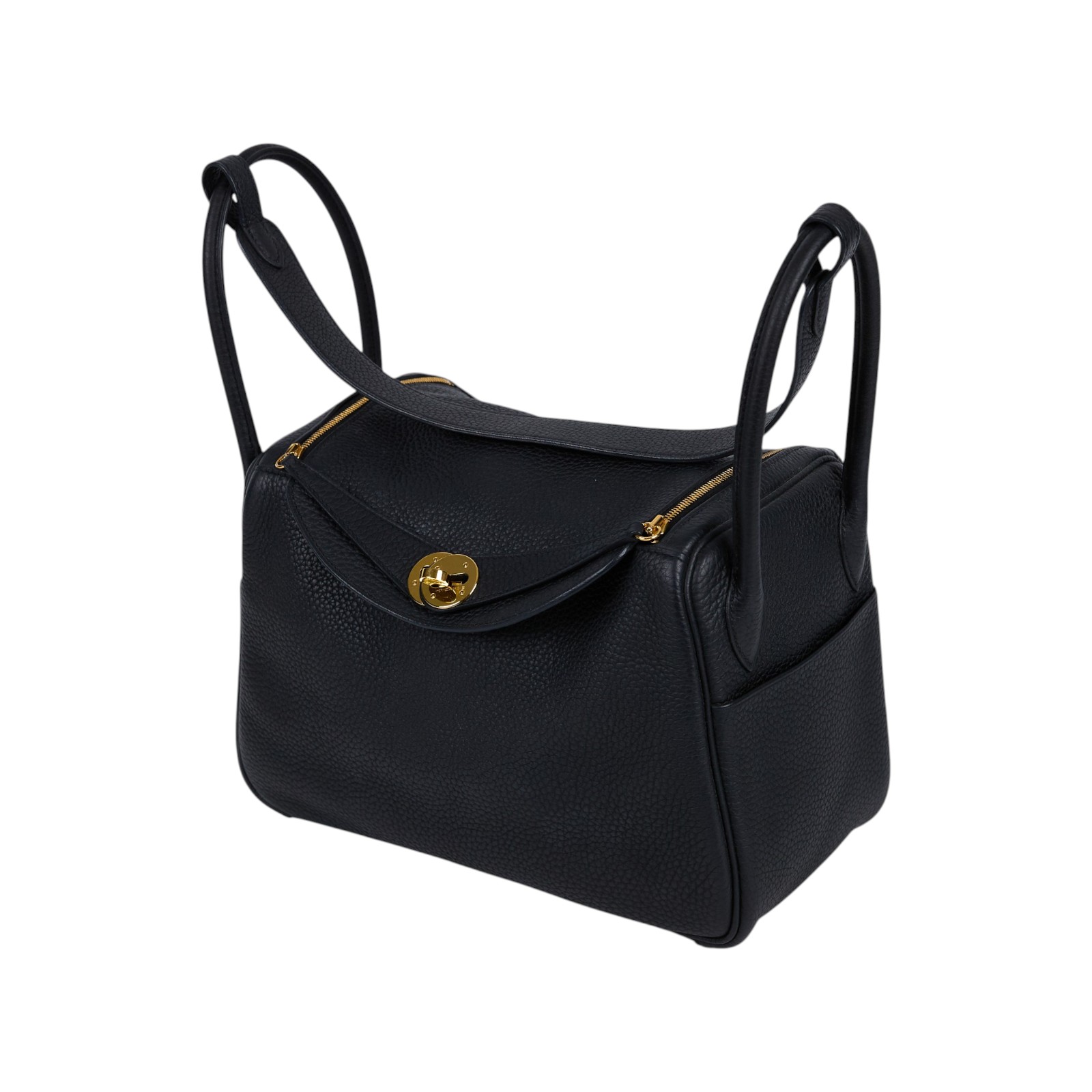 愛馬仕 Hermes Lindy 琳迪包 26 LD26 ZNS046 PM Z刻 黑LINDY26 原廠盒子/防塵袋/雨衣