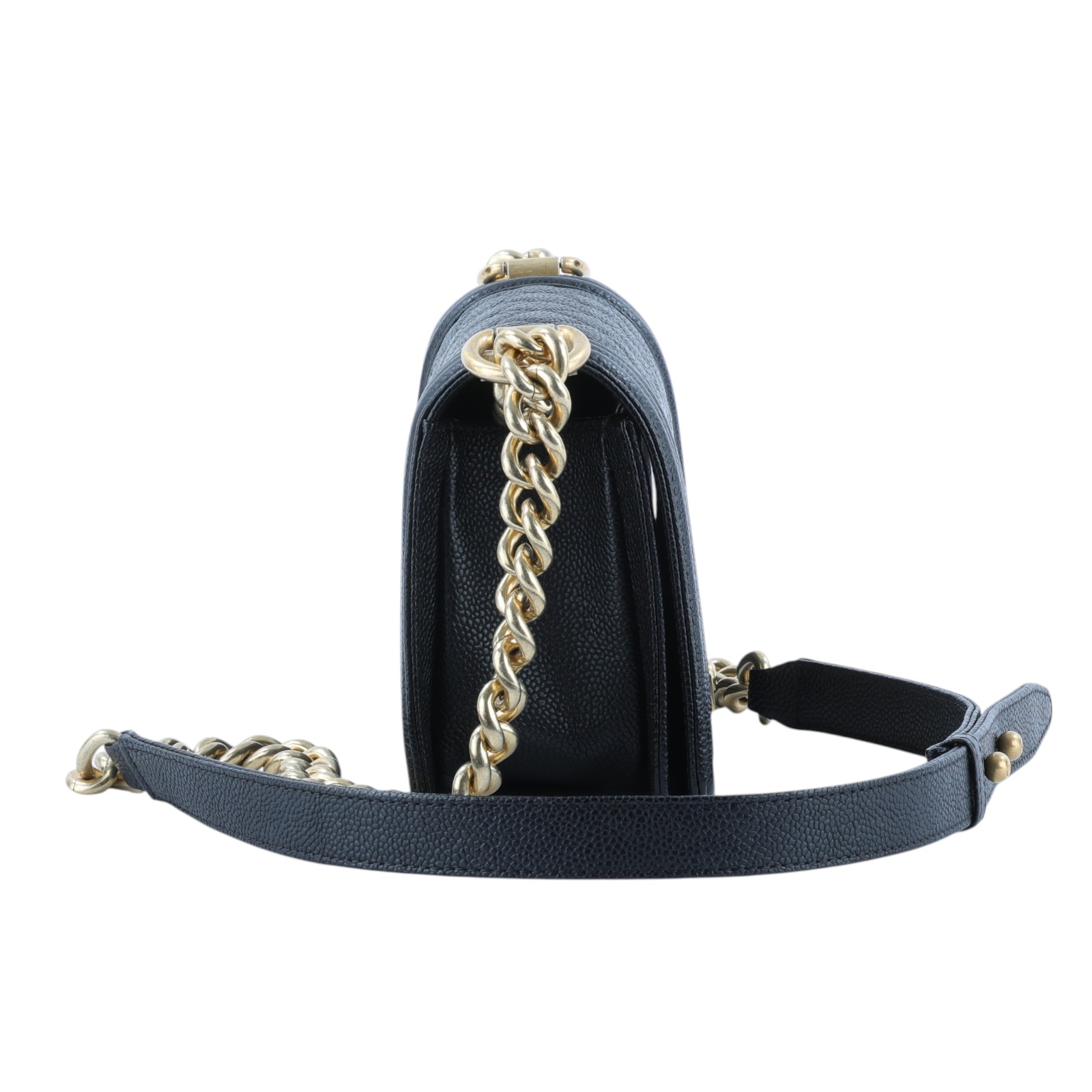 香奈兒 CHANEL Boy 20 小型 口蓋包 A67085 Y61169 23開黑金荔枝BOY20 原廠盒子/保證卡/國外購買證明