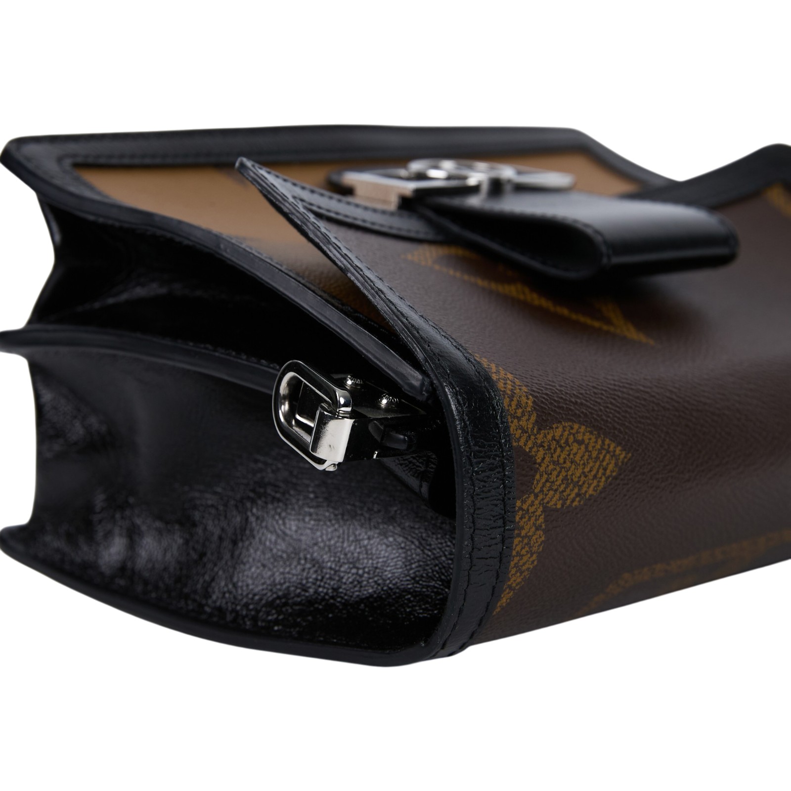 路易威登 LOUIS VUITTON DAUPHINE MM 肩背包 M44599 黑邊大原花DAUPHINE MM 防塵袋/原廠盒子/背帶2
