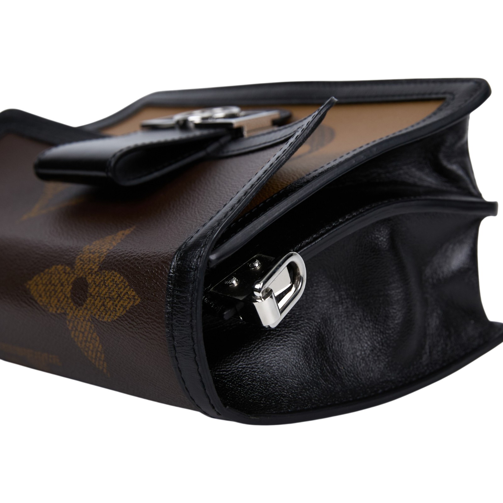 路易威登 LOUIS VUITTON DAUPHINE MM 肩背包 M44599 黑邊大原花DAUPHINE MM 防塵袋/原廠盒子/背帶2