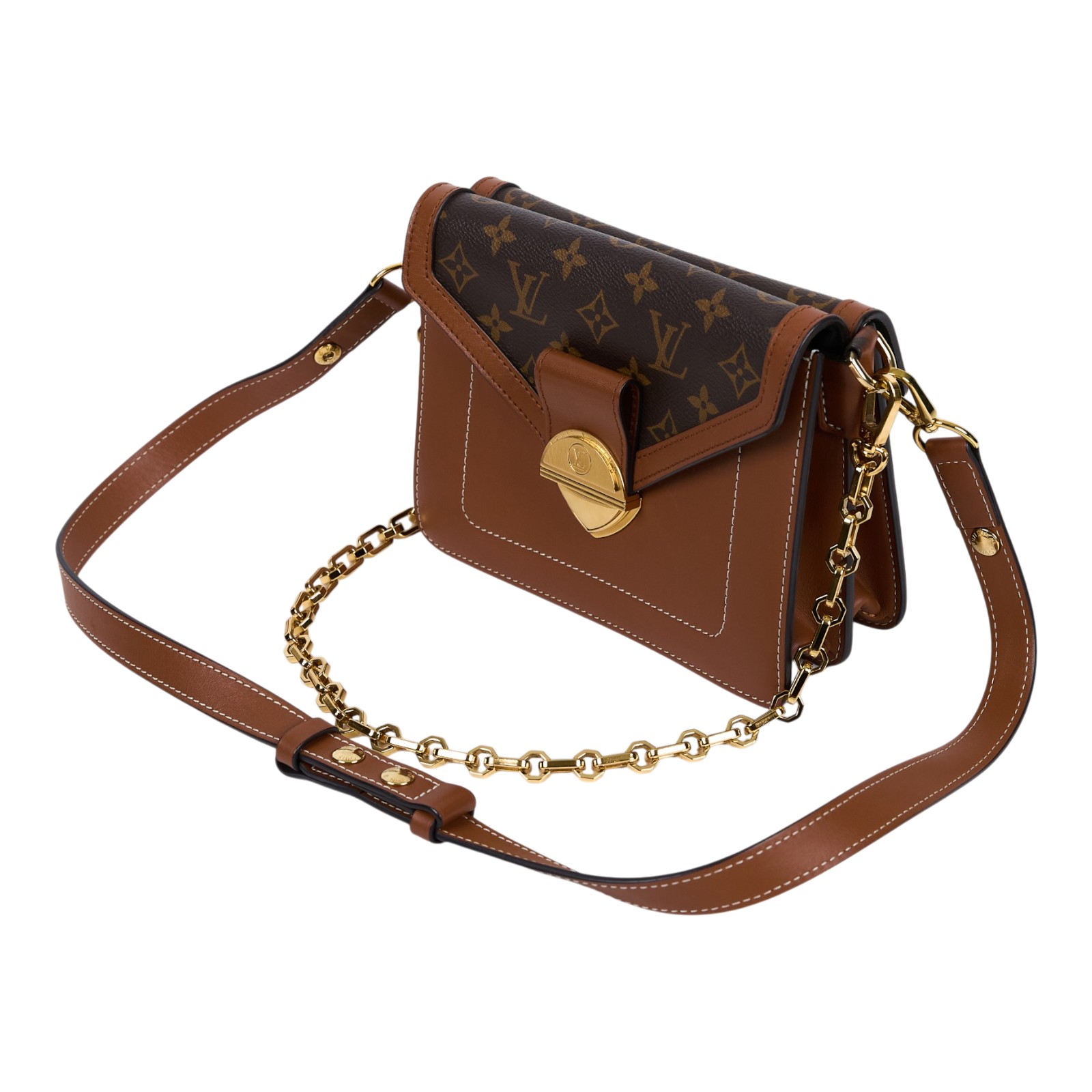 路易威登 LOUIS VUITTON SAC BIFACE 郵差包 手提包 肩背包 M44386 雙面SAC BIFACE郵差包 防塵袋/原廠盒子/背帶3