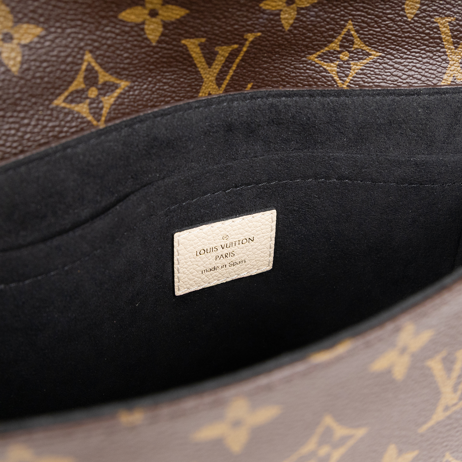路易威登 LOUIS VUITTON Saint Placide 肩背包 斜背包 M43584 原花奶油白Sanit Placide掀蓋練包 防塵袋