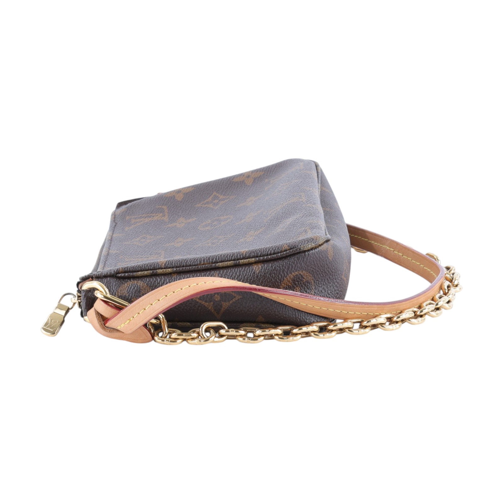 路易威登 LOUIS VUITTON Pochette Accessoires Monogram帆布 鏈帶 肩背 錢包 M82766 晶片款  防塵袋/原廠盒子/STARP