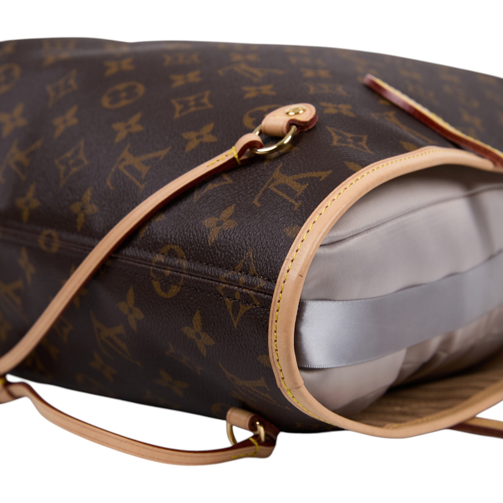 路易威登 LOUIS VUITTON Neverfull MM  經典帆布 肩背 購物袋 紅玫米黃雙色內襯 M46975 晶片款  原廠盒子/防塵袋/內袋/購買證明