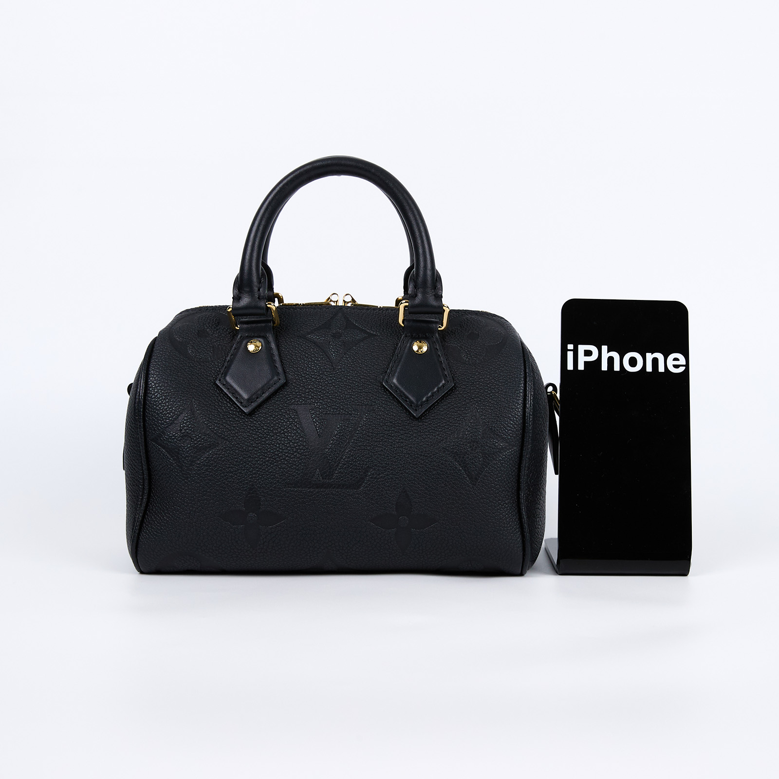 路易威登 LOUIS VUITTON Speedy Bandoulière  20 Noir 手提 斜背 波士頓包 M58953 晶片款  原廠盒子/防塵袋/背帶/鎖組/購買證明