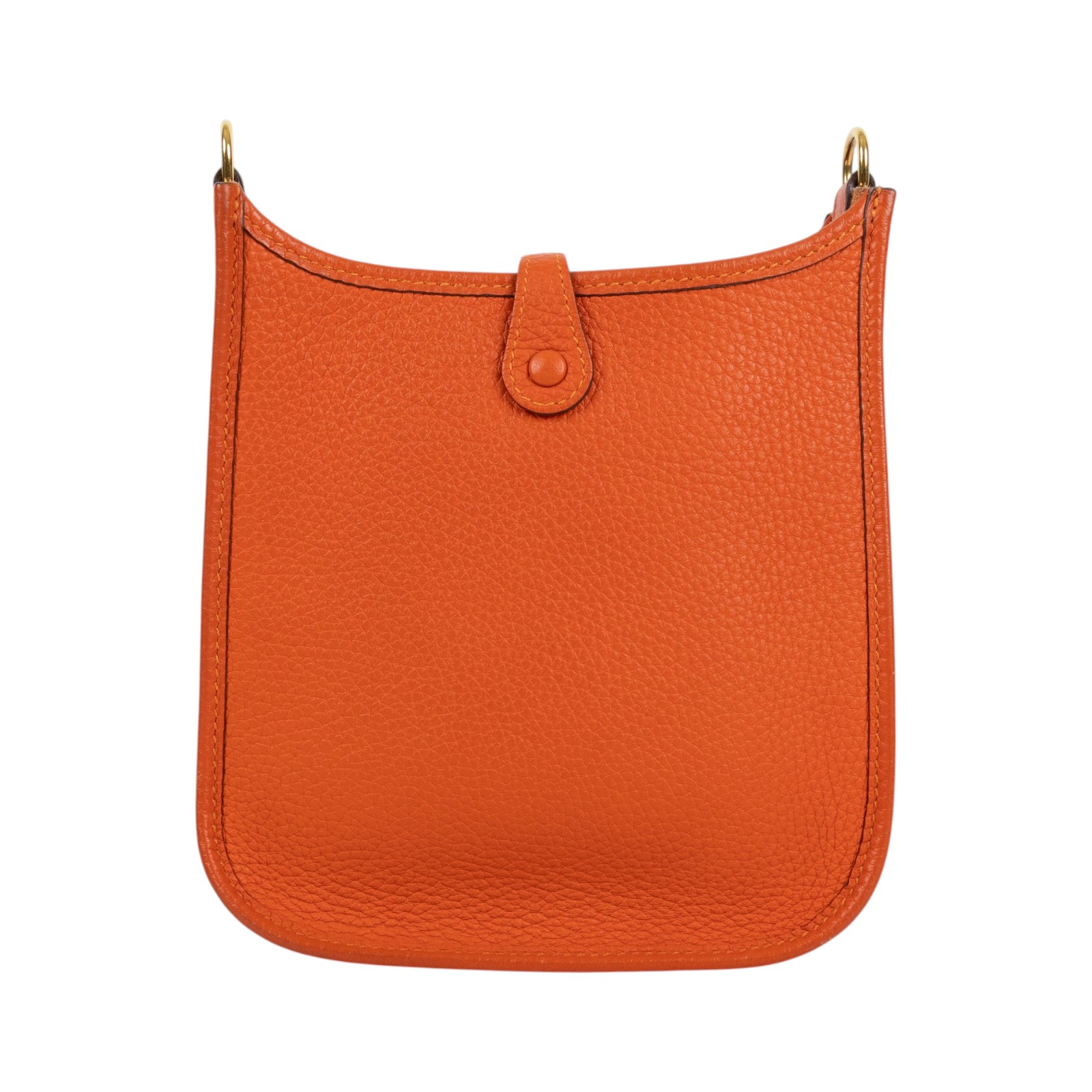 愛馬仕 Hermes Evelyne Bag Mini 伊芙琳包 Evelyne 16 EV16 Z 1G 012 AU Z刻橘色EVELYNE MINI 背帶