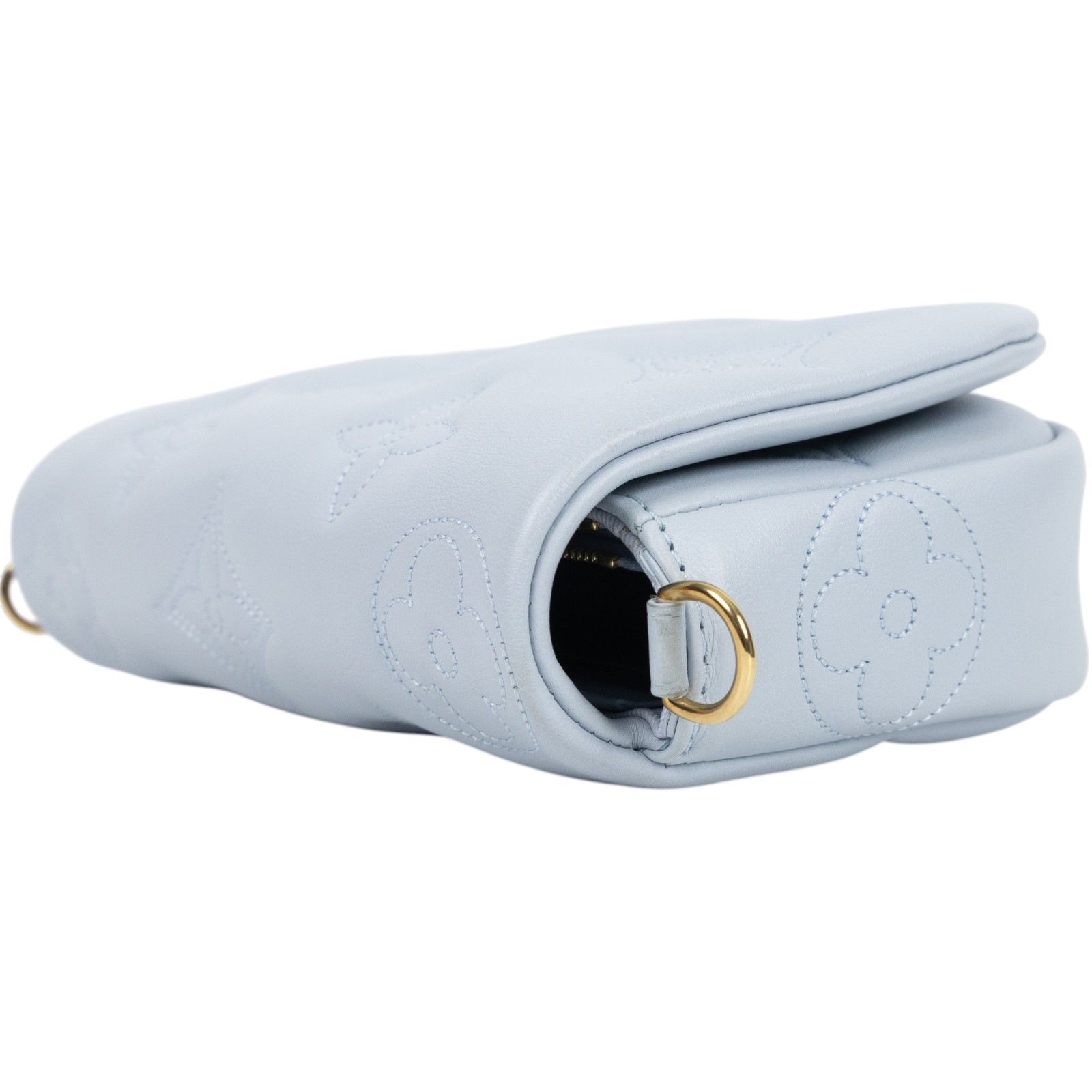 路易威登 LOUIS VUITTON Wallet on Strap Bubblegram 肩背包 斜背包 手拿包 M81399 晶片款  原廠盒子/防塵袋/背帶/鍊帶
