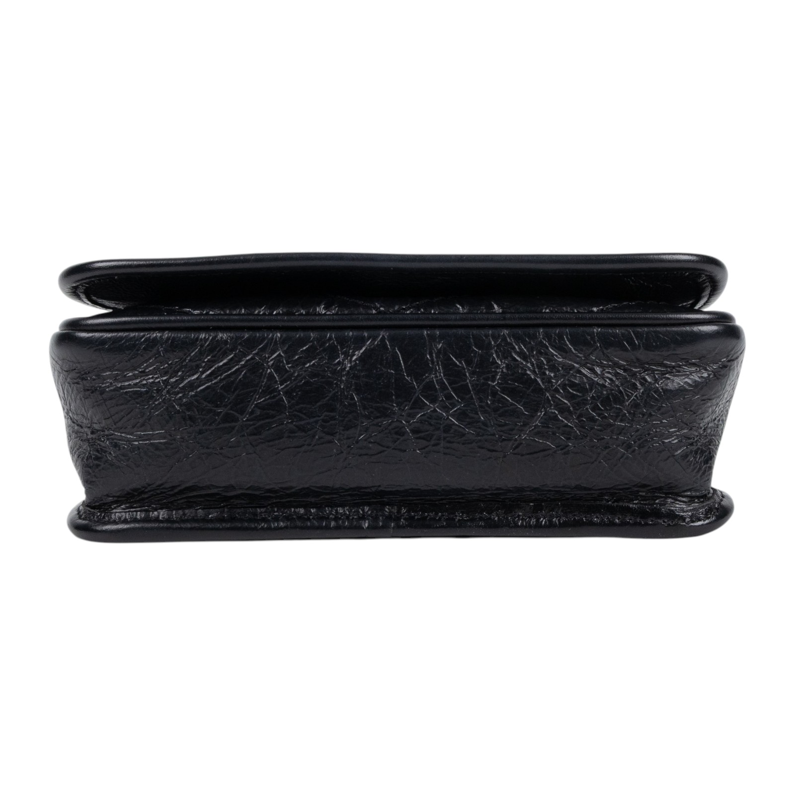 聖羅蘭 YSL SAINT LAURENT Niki 復古皮革 手袋 銀色五金 5831030EN04 黑NIKI WOC 原廠盒子/防塵袋