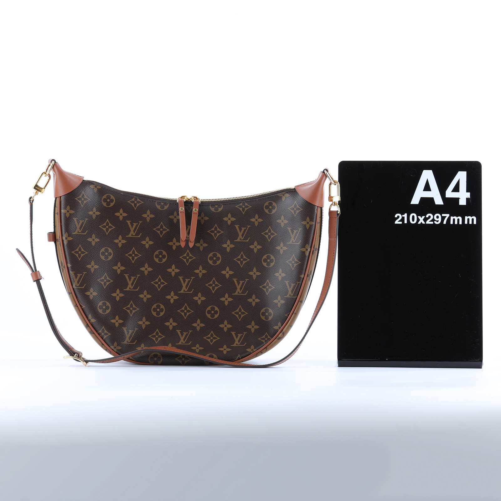 路易威登 LOUIS VUITTON Loop Hobo 經典帆布 半月包 單肩包 M46311 晶片款 原花LOOP HOBO 防塵袋/內袋/背帶2