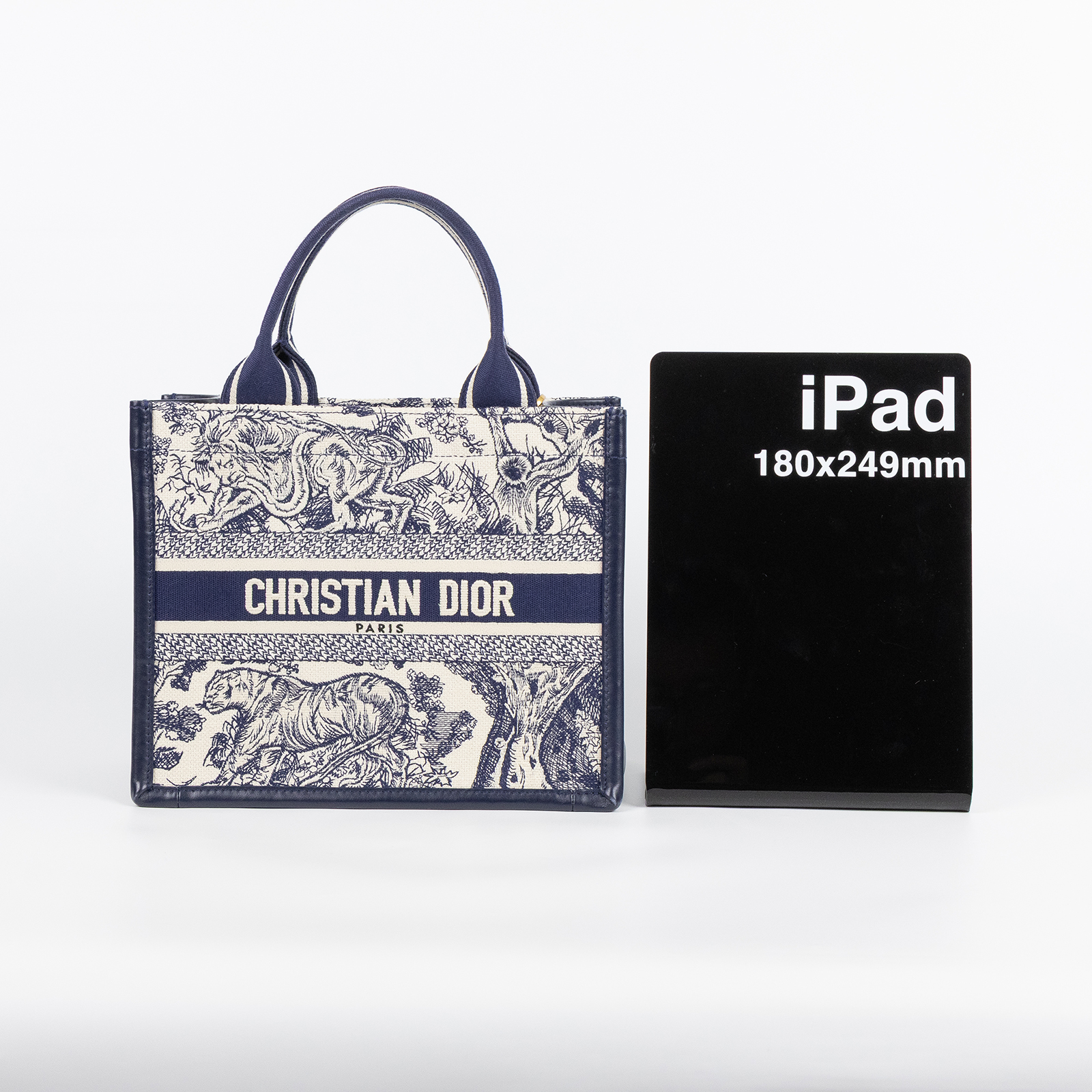 迪奧 CHRISTIAN DIOR Book Tote 小型 托特包 手提包 肩背包 斜背包 M1325CETK  原廠盒子/防塵袋/保證卡/背帶