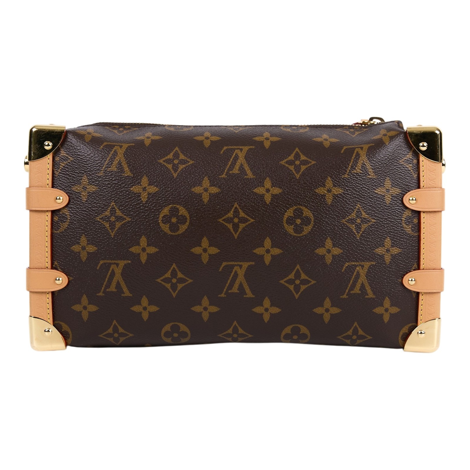路易威登 LOUIS VUITTON Side Trunk MM East West 肩背包 斜背包 老花 M28385 晶片款  原廠盒子/防塵袋/背帶3