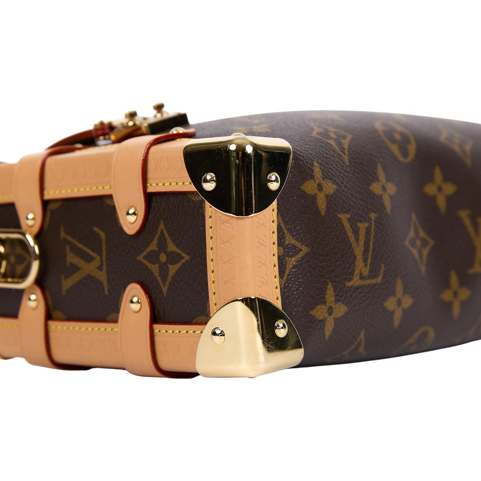 路易威登 LOUIS VUITTON Side Trunk MM East West 肩背包 斜背包 老花 M28385 晶片款  原廠盒子/防塵袋/背帶3
