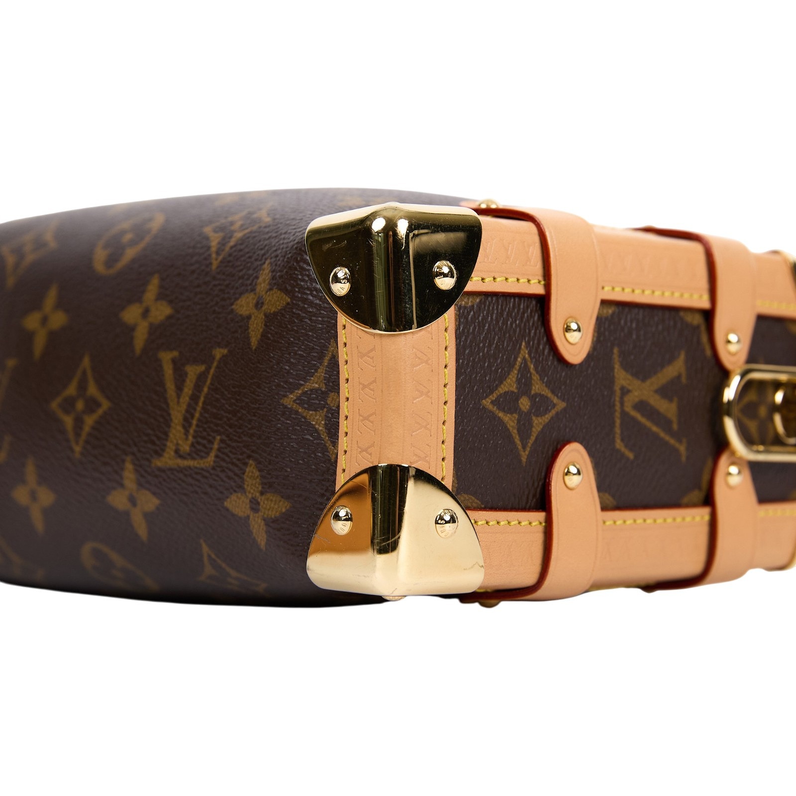 路易威登 LOUIS VUITTON Side Trunk MM East West 肩背包 斜背包 老花 M28385 晶片款  原廠盒子/防塵袋/背帶3