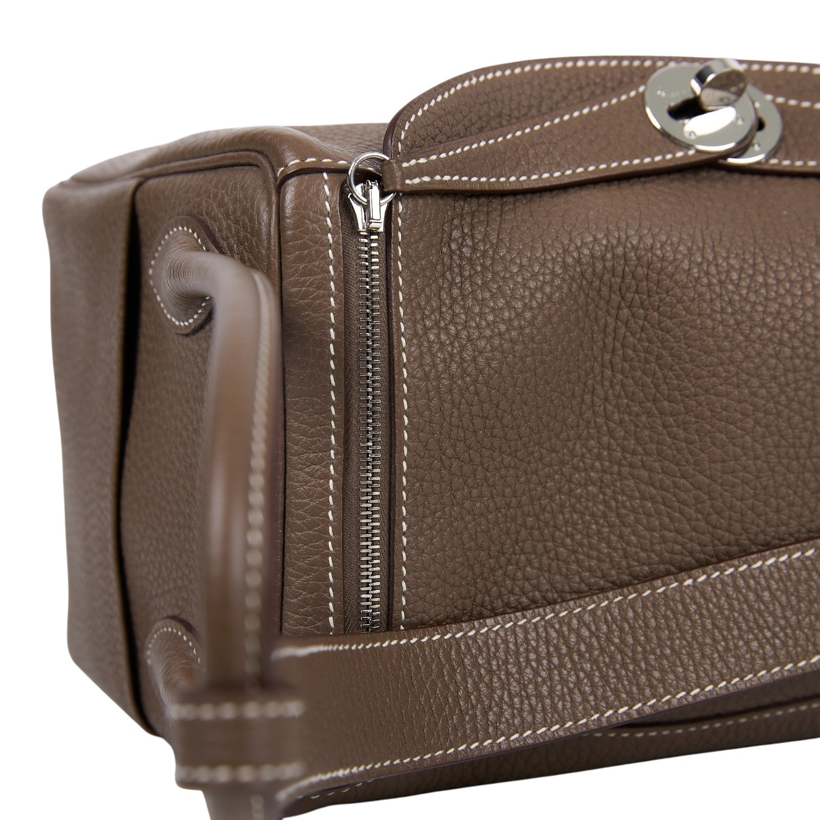 愛馬仕 Hermes Lindy 琳迪包 26 大象灰色 銀色五金 H073428CK18 /YCT076NH  原廠盒子/防塵袋/購買證明/雨衣