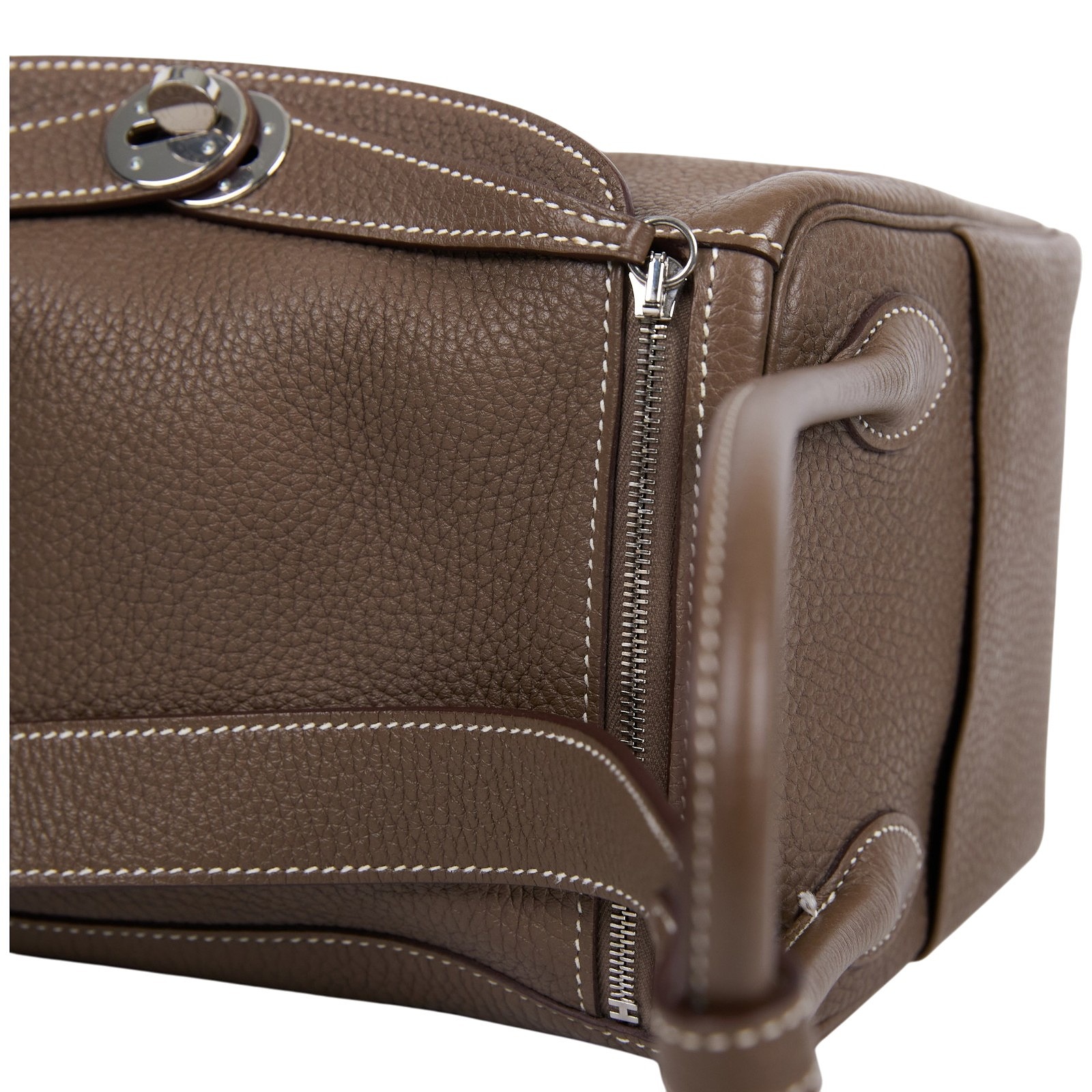 愛馬仕 Hermes Lindy 琳迪包 26 大象灰色 銀色五金 H073428CK18 /YCT076NH  原廠盒子/防塵袋/購買證明/雨衣