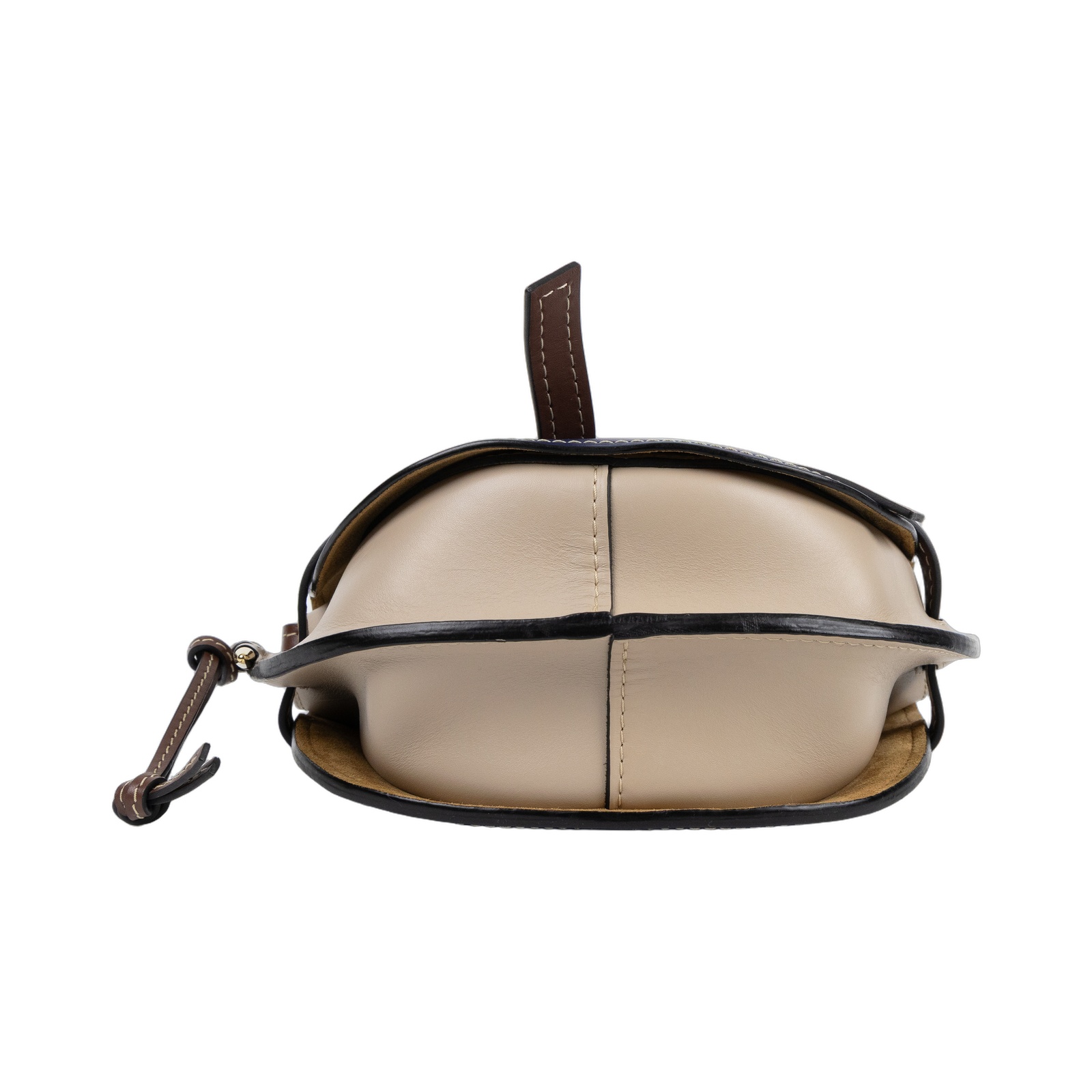羅意威 LOEWE Gate SMALL 肩背包 斜背包 馬鞍包 321.54.T20 深藍拚米色GATE SMALL 防塵袋