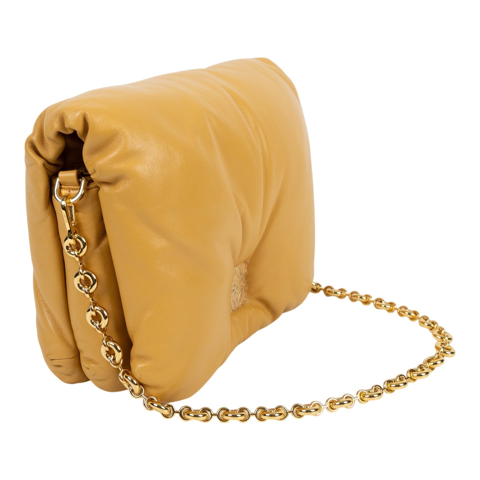 羅意威 LOEWE Medium Goya Puffer bag AP40P41X01 薑黃GOYA PUFFER包中款 防塵袋/購買證明