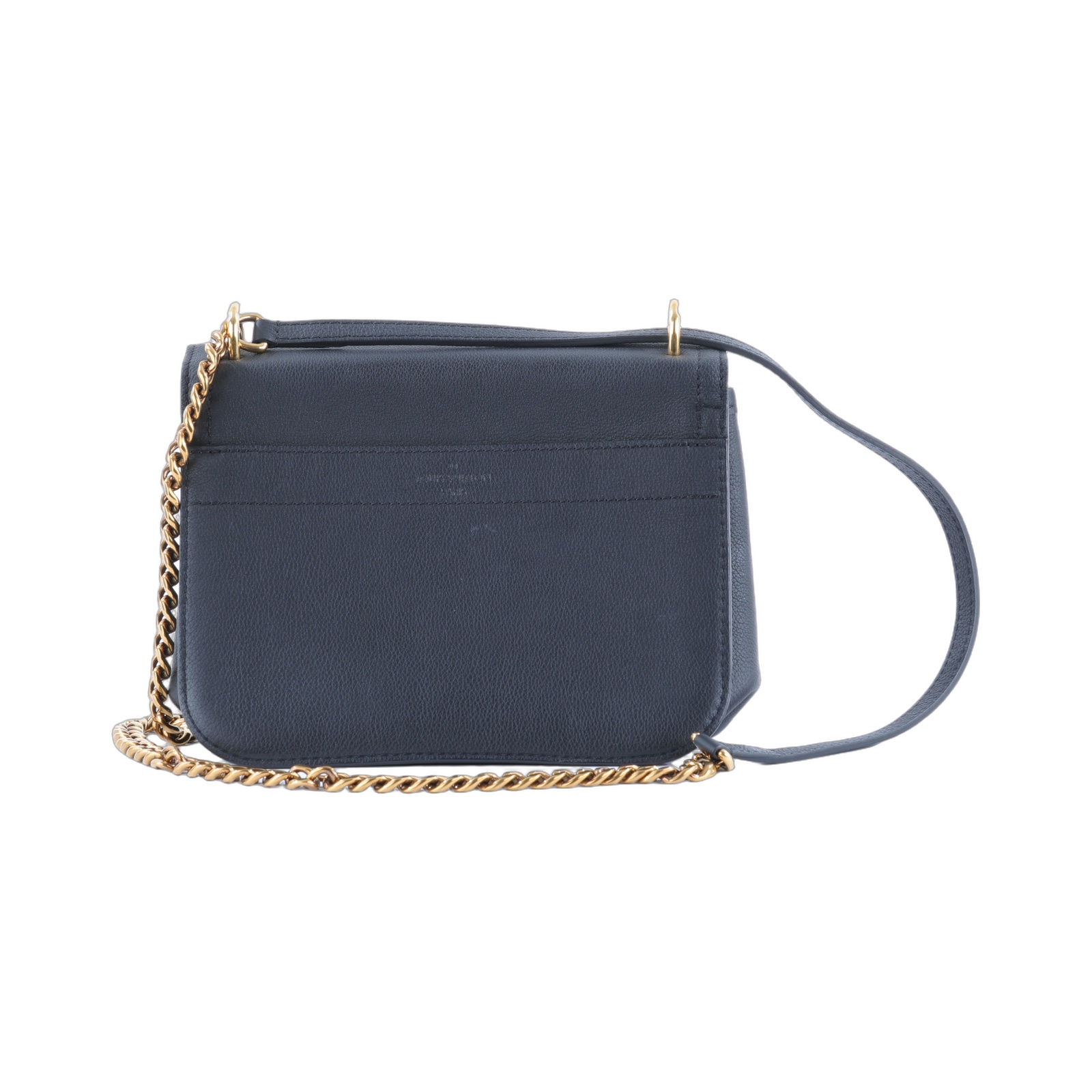 路易威登 LOUIS VUITTON Lockme Chain 肩背包 斜背包 郵差包 M57073 晶片款 黑色LOCKME鍊包 無附屬品