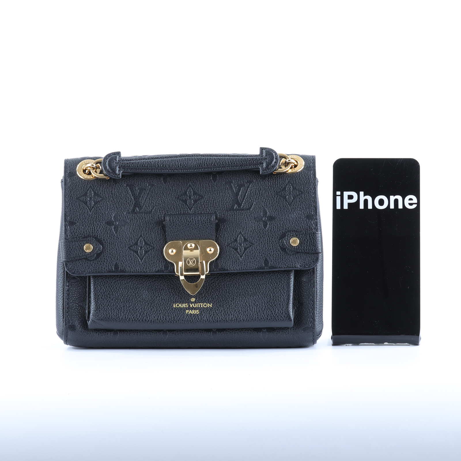 路易威登 LOUIS VUITTON Vavin BB 手提包 M44550 晶片款 黑Vavin BB 無附屬品