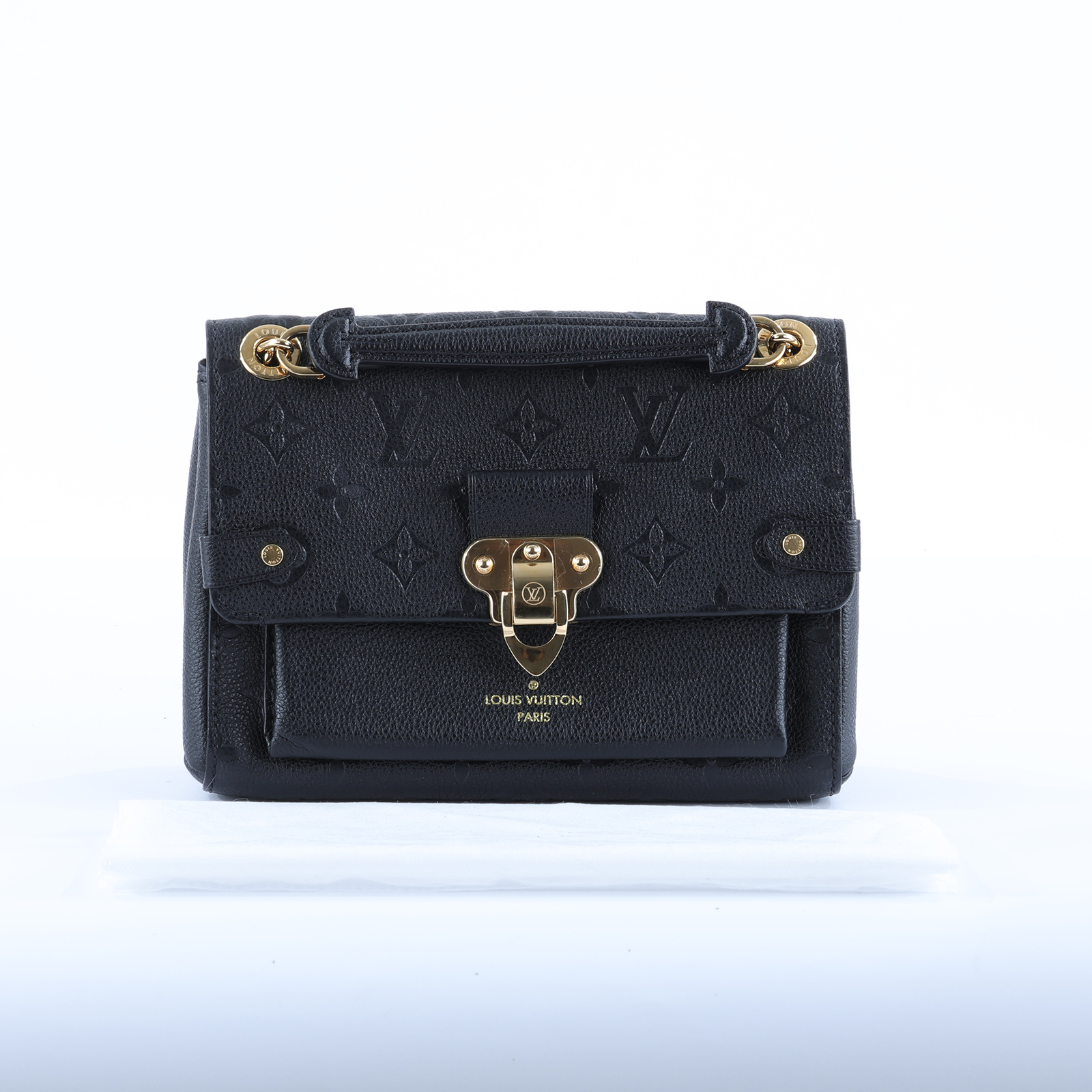 路易威登 LOUIS VUITTON Vavin BB 手提包 M44550 晶片款 黑Vavin BB 無附屬品