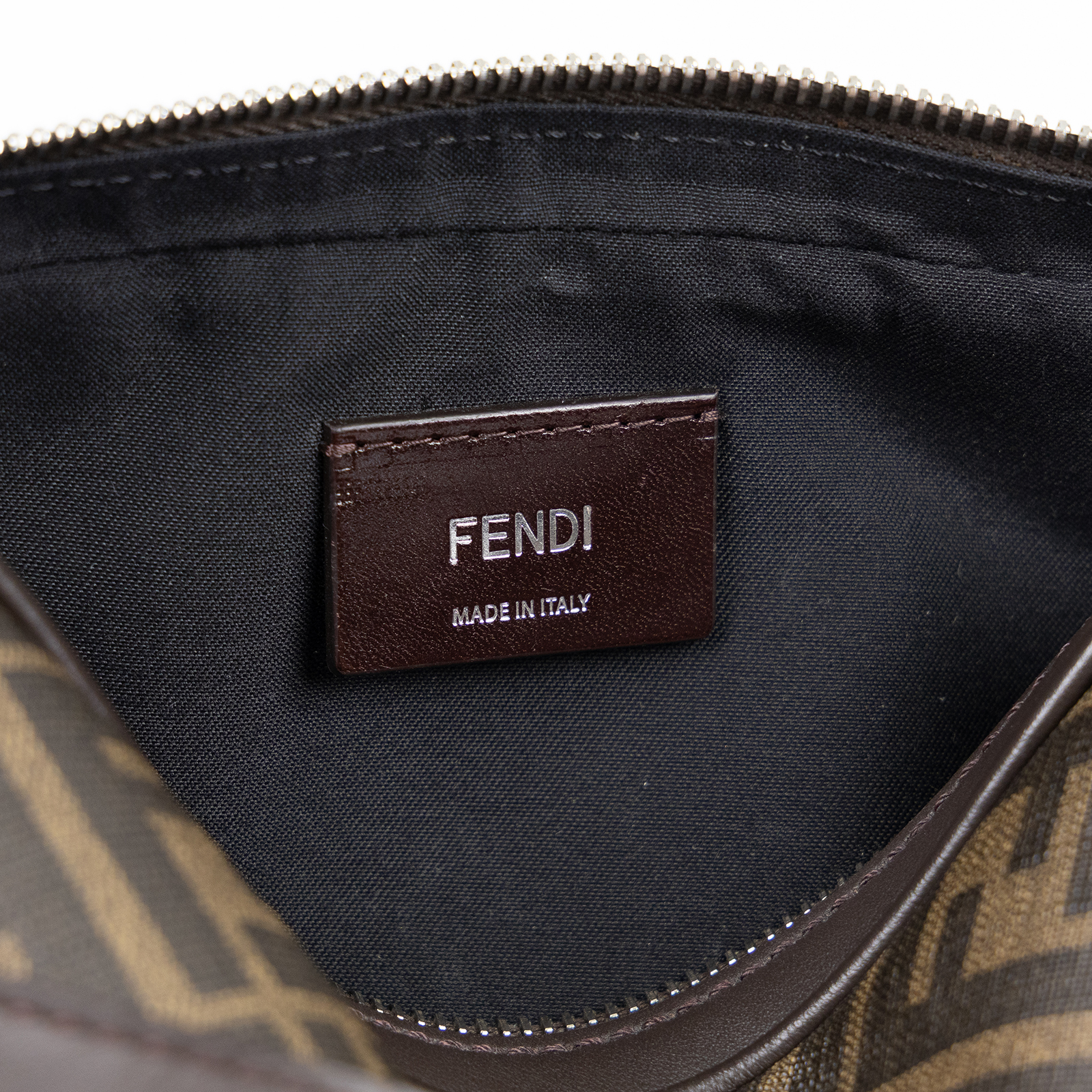 芬迪 FENDI FF ROMA 肩背包 斜背包 7M0286AJJ4 咖色老花黃LOGO相機包 防塵袋/背帶