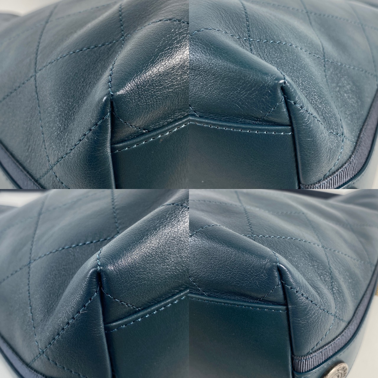 香奈兒 CHANEL Hobo Handbag 小型 肩背 斜挎包 AS1460 26開綠菱格紋嬉皮包小號 防塵袋/保證卡