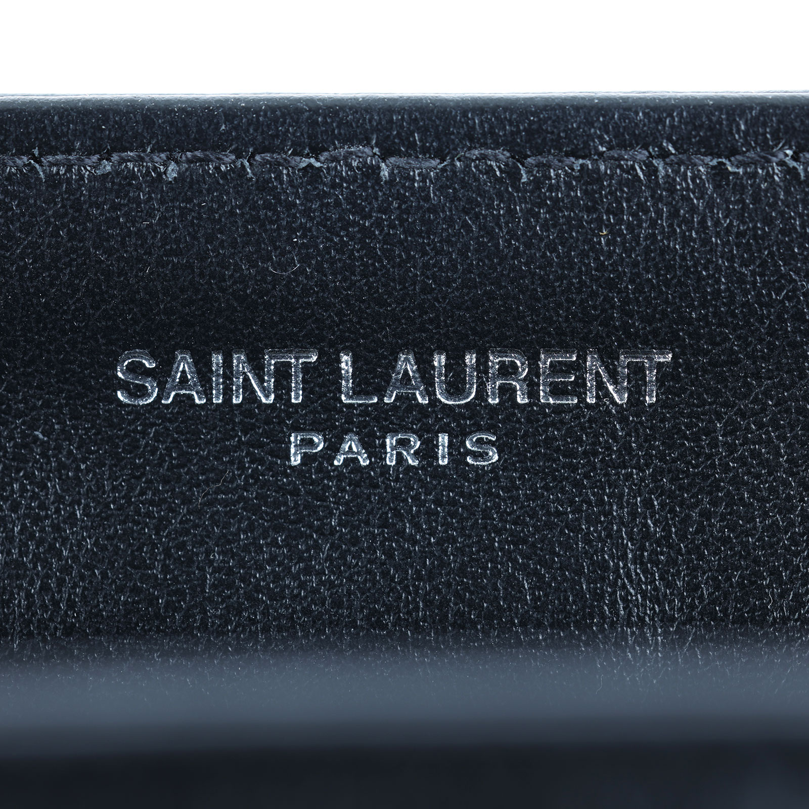 聖羅蘭 YSL SAINT LAURENT Loulou 絎縫 皮革 TOY 手袋 678401DV706 黑銀LOU LOU TOY 原廠盒子