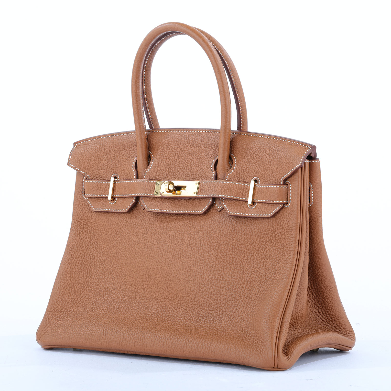 愛馬仕 Hermès Birkin Bag 柏金包 30 BK30 T HA 009 DZ T刻 金棕金BIRKIN30 內縫 原廠盒子/防塵袋/鎖組/雨衣