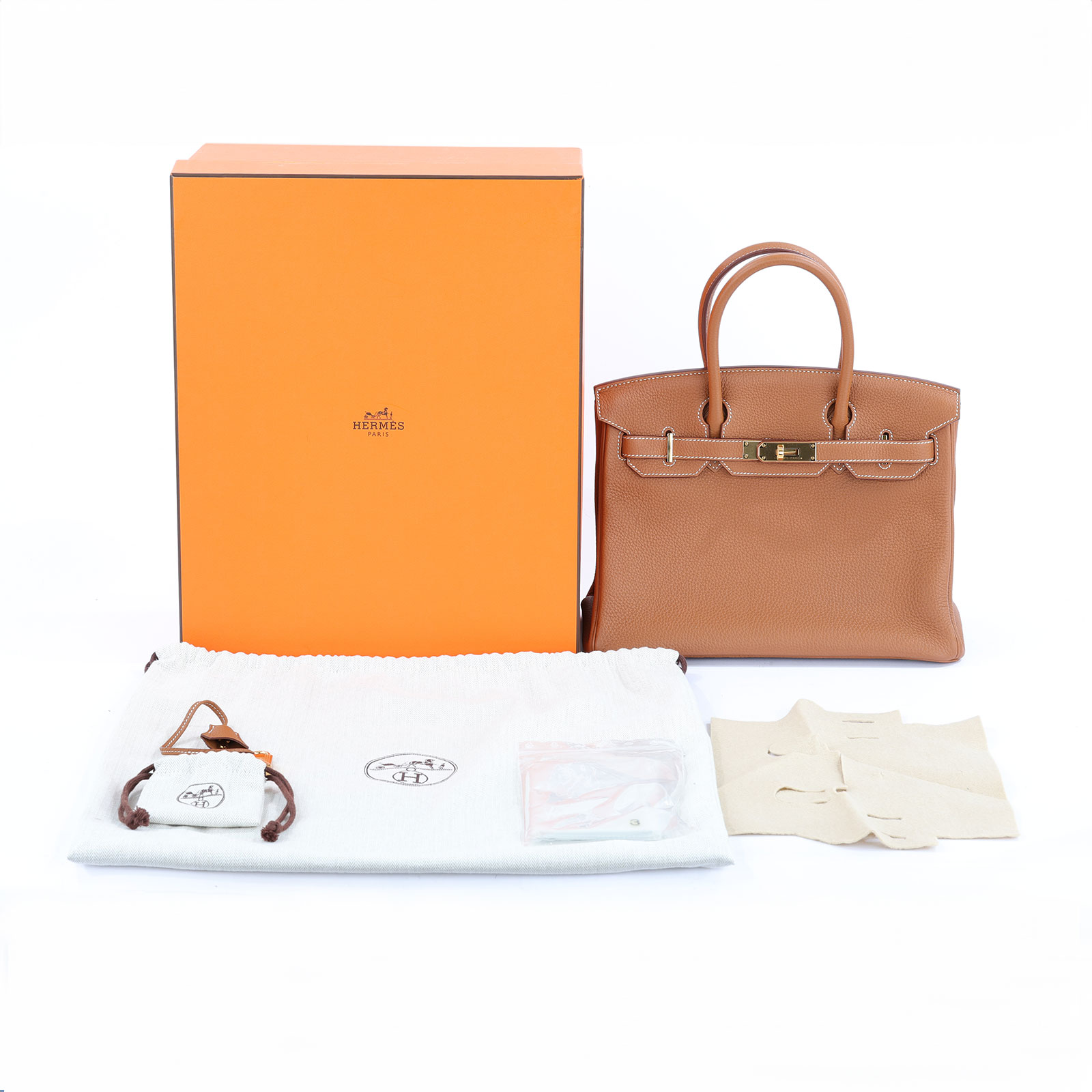愛馬仕 Hermès Birkin Bag 柏金包 30 BK30 T HA 009 DZ T刻 金棕金BIRKIN30 內縫 原廠盒子/防塵袋/鎖組/雨衣