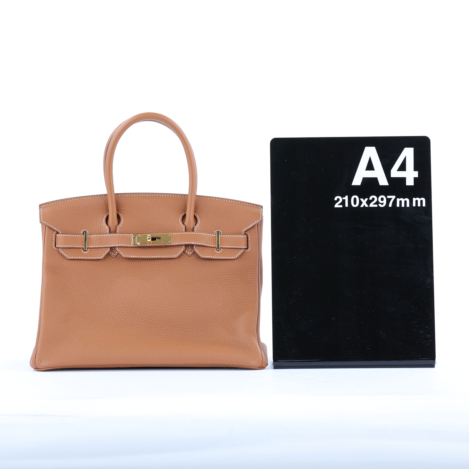 愛馬仕 Hermès Birkin Bag 柏金包 30 BK30 T HA 009 DZ T刻 金棕金BIRKIN30 內縫 原廠盒子/防塵袋/鎖組/雨衣