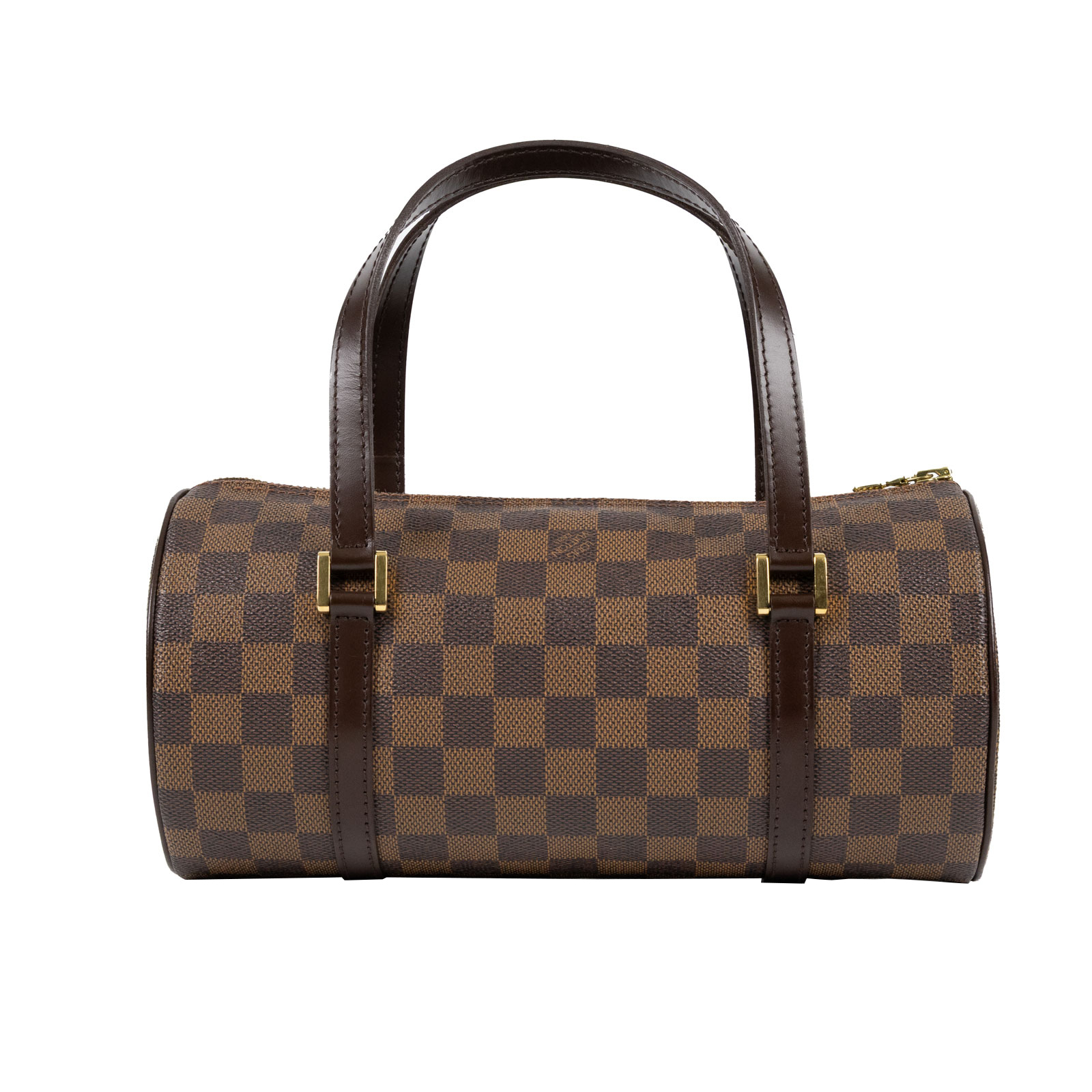 路易威登 LOUIS VUITTON Papillon 26棕棋盤 圓筒手提包 N51304 棋盤圓筒手提包 無附屬品