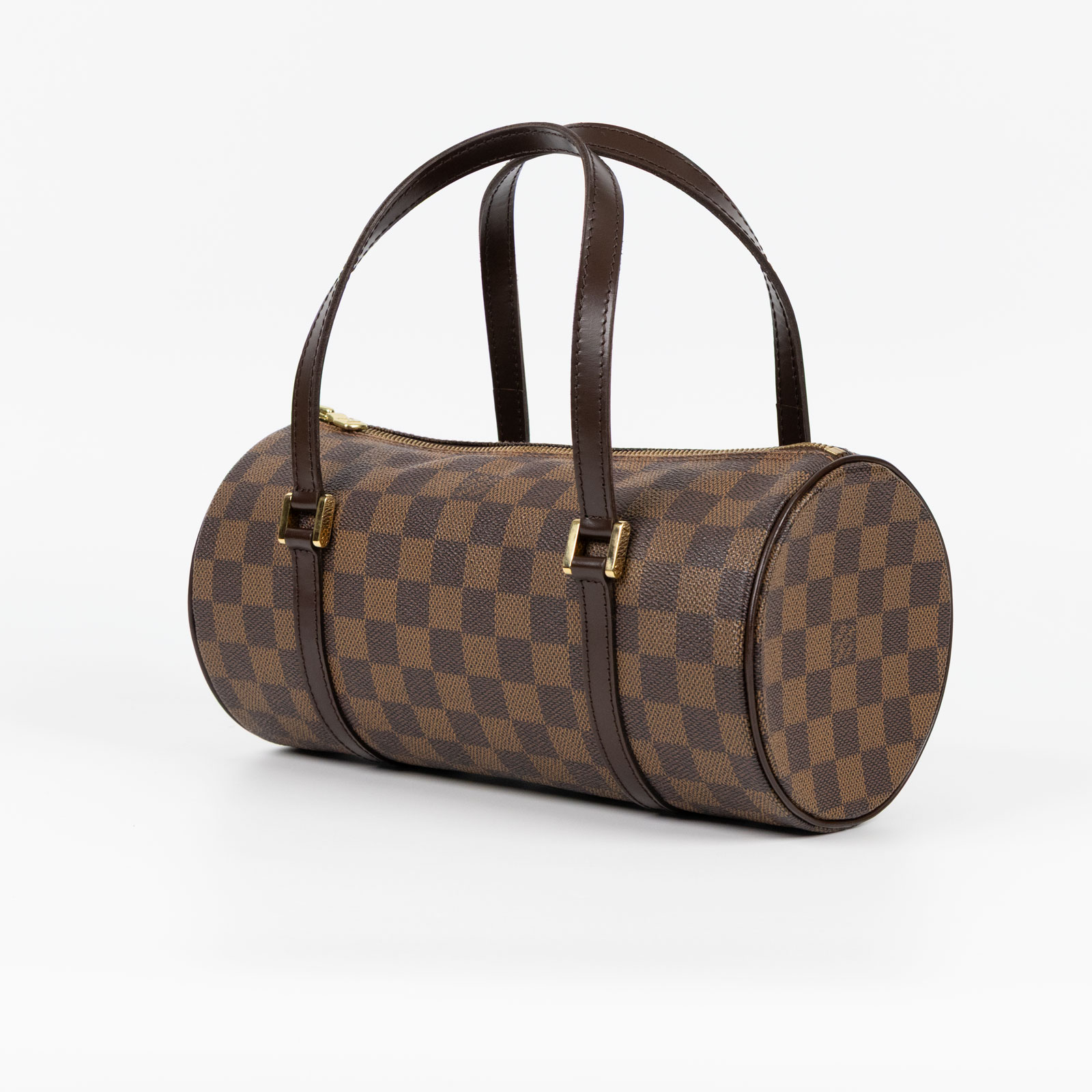 路易威登 LOUIS VUITTON Papillon 26棕棋盤 圓筒手提包 N51304 棋盤圓筒手提包 無附屬品