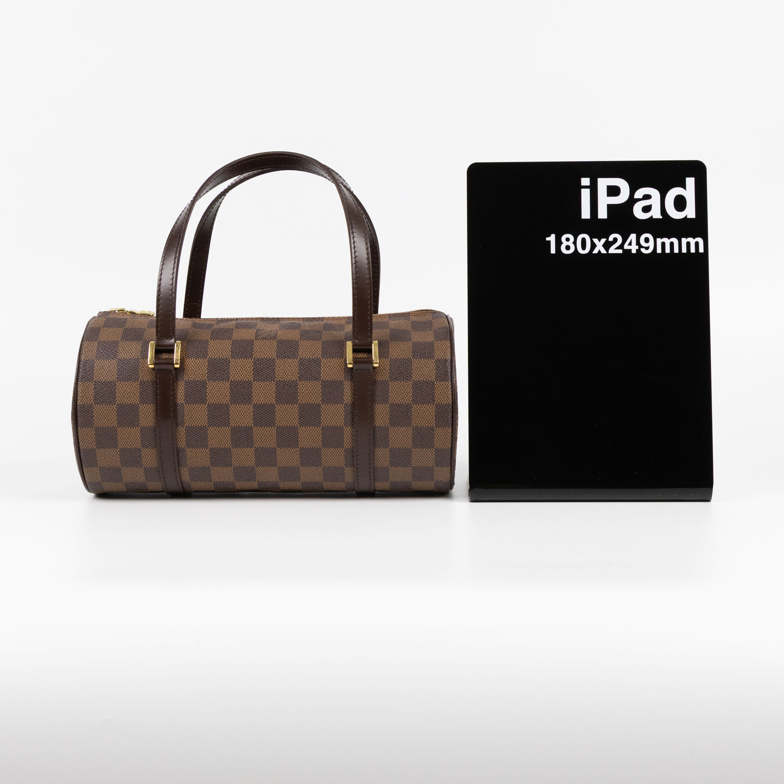 路易威登 LOUIS VUITTON Papillon 26棕棋盤 圓筒手提包 N51304 棋盤圓筒手提包 無附屬品
