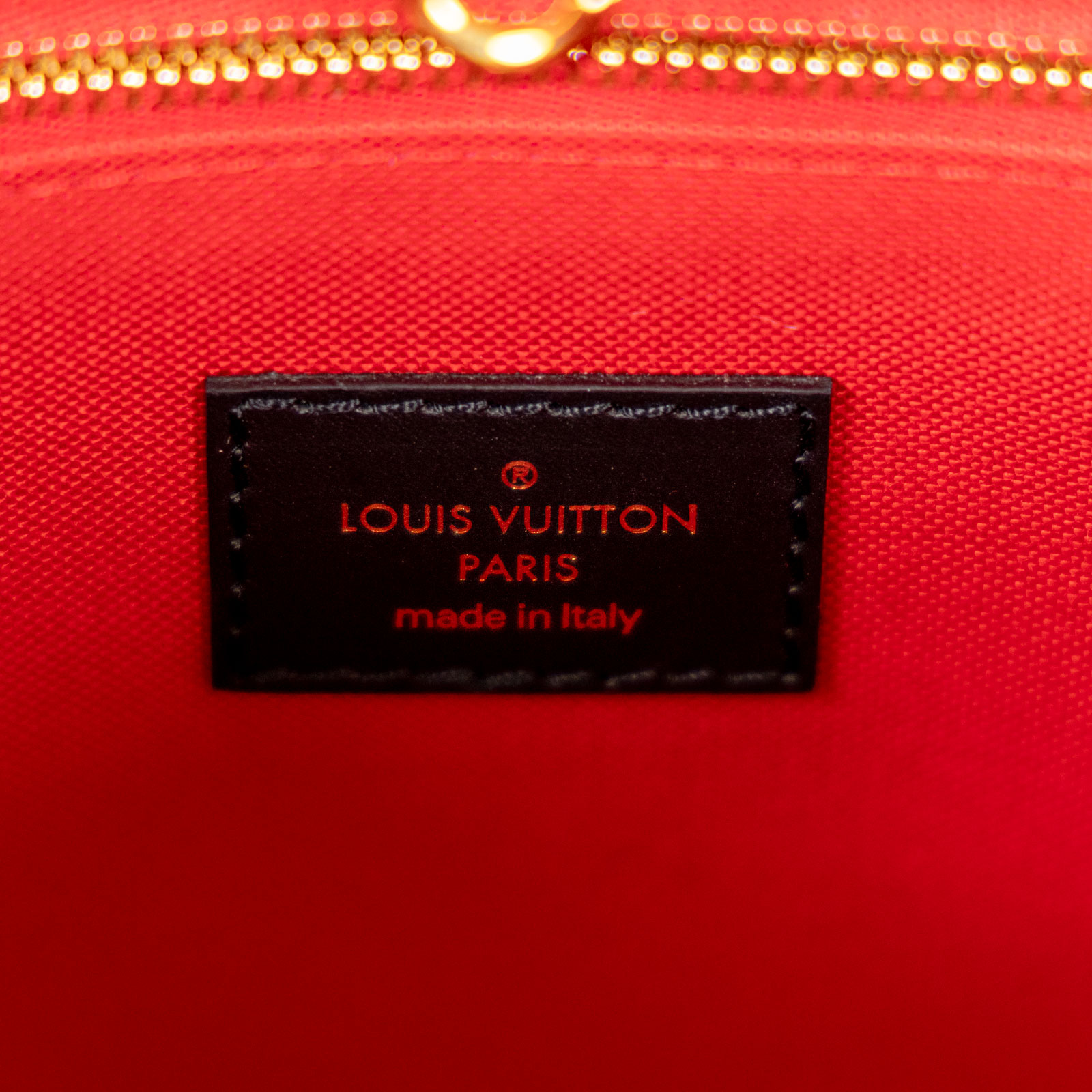 路易威登 LOUIS VUITTON OnTheGo PM 雙色帆布 手提 斜背包 M46373 晶片款  原廠盒子/防塵袋/背帶/零錢包