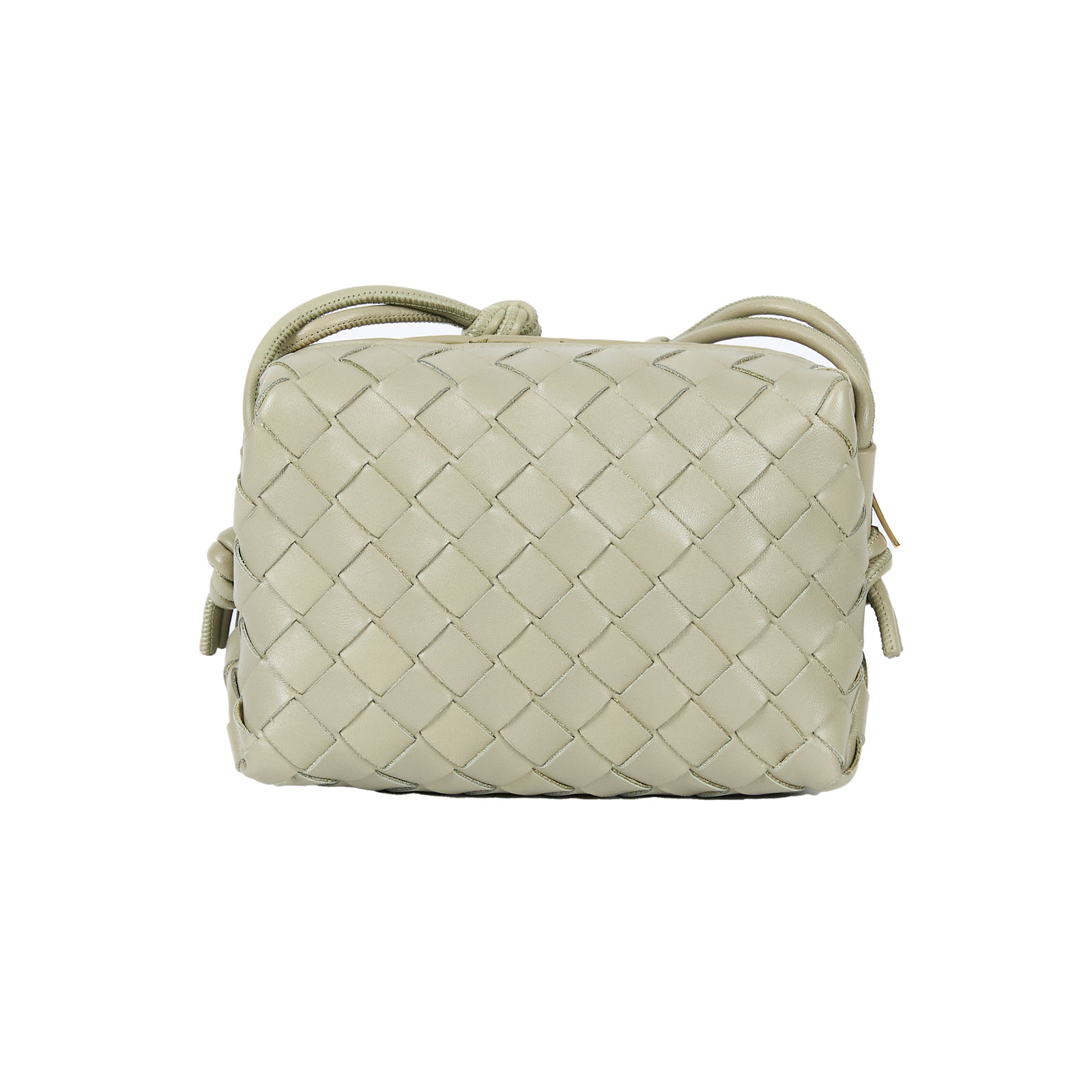 寶緹嘉 BOTTEGA VENETA Mini Loop 迷你 相機包 斜背包 736125 綠LOOP MINI 防塵袋