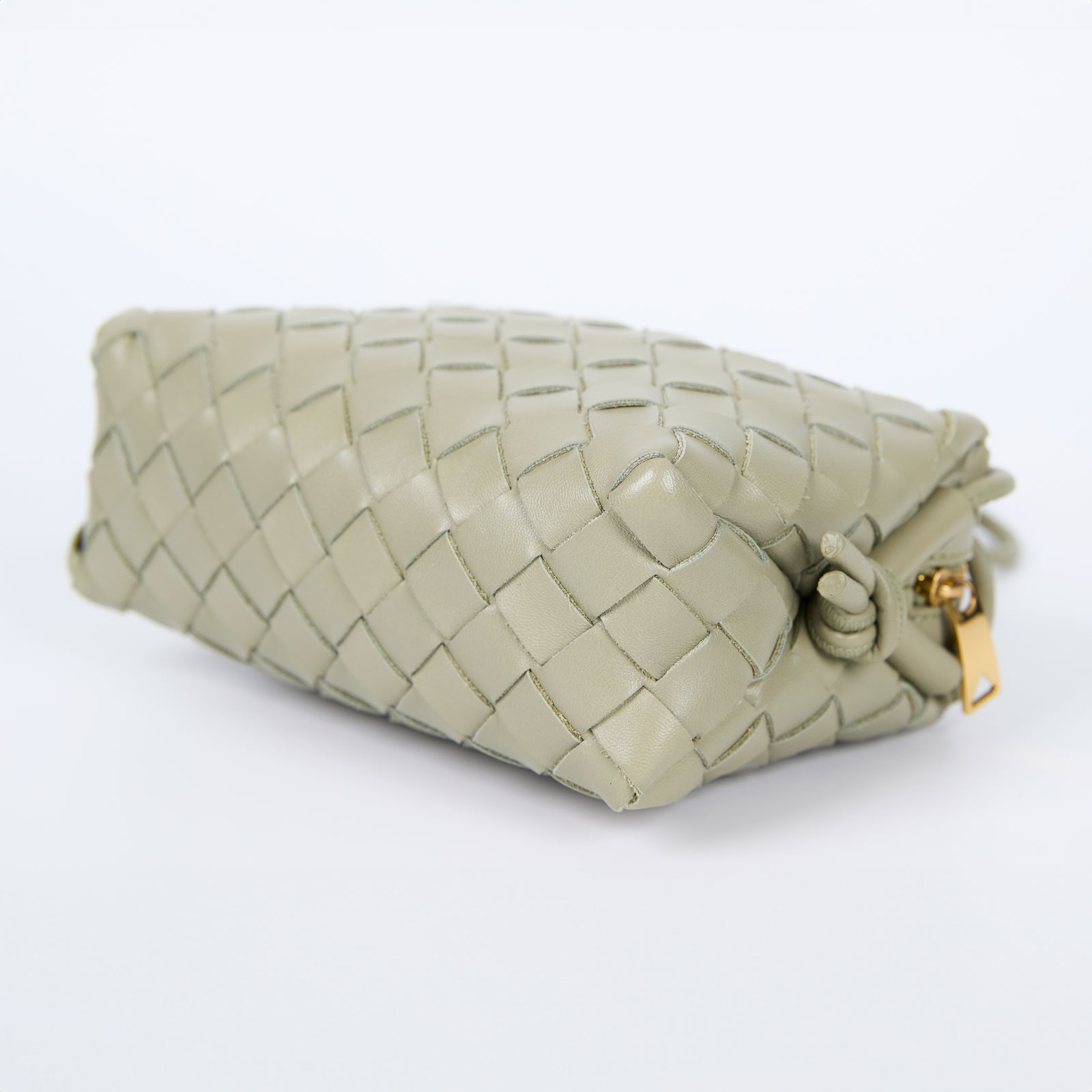 寶緹嘉 BOTTEGA VENETA Mini Loop 迷你 相機包 斜背包 736125 綠LOOP MINI 防塵袋