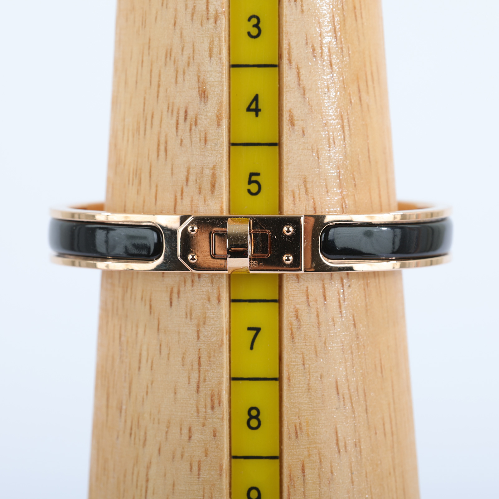 愛馬仕 Hermès Mini Clic Kelly 手環 GM CLICKGM SP 02 24 黑玫金MINI CLIC KELLY 手環 防塵袋/原廠盒子