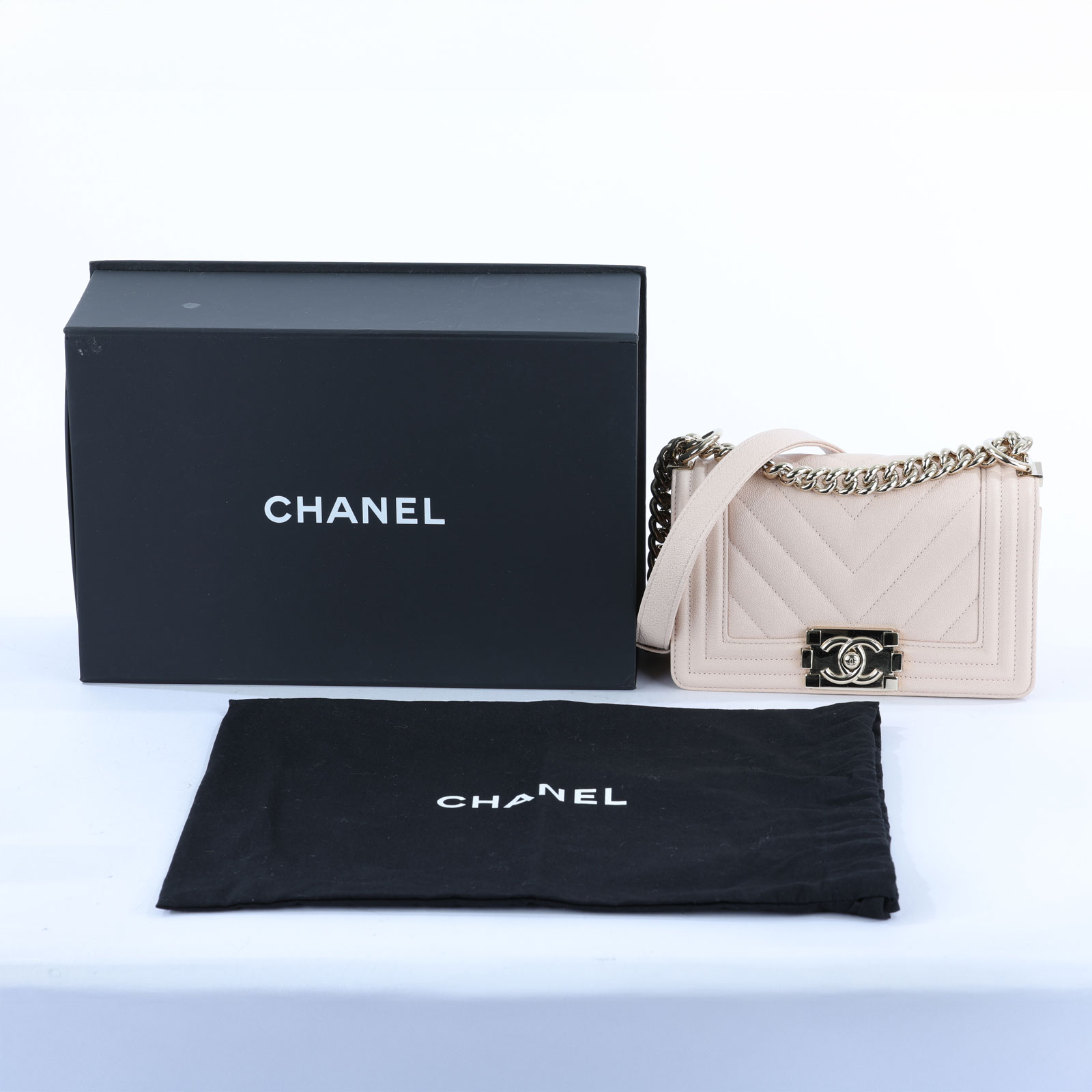 香奈兒 CHANEL Boy 20 小型 口蓋包 A67085 淡粉山型紋BOY20 原廠盒子/防塵袋/保證卡/購買證明