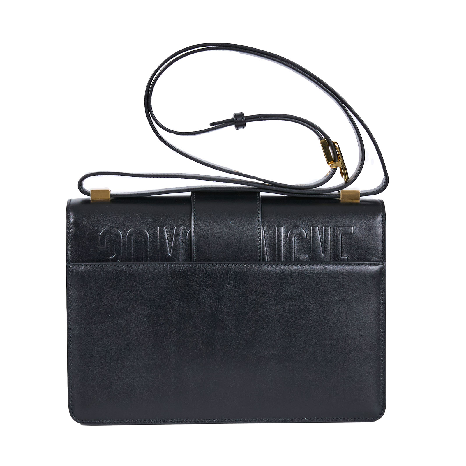 迪奧 CHRISTIAN DIOR 30 Montaigne 包 M9203UMOS 黑蒙田斜背 防塵袋/原廠盒子/保證卡/購買證明