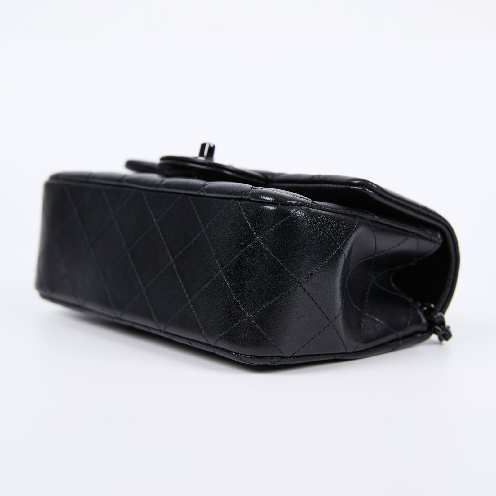 香奈兒 CHANEL Coco 20  肩背 斜背 迷你 口蓋包 AS2431 晶片款 SO BLACK HANDLE COCO20 防塵袋/原廠盒子/保證卡