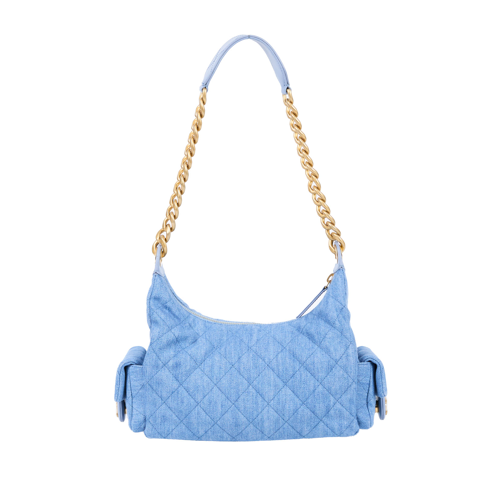 香奈兒 CHANEL 流浪包 AS5339 牛仔HOBO 防塵袋/原廠盒子