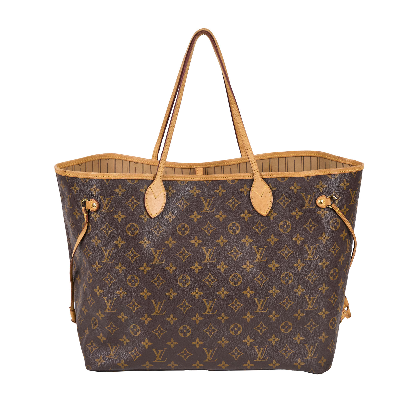 路易威登 LOUIS VUITTON Neverfull GM 托特包 經典帆布 M40157 棕原花Neverfull GM 無附屬品