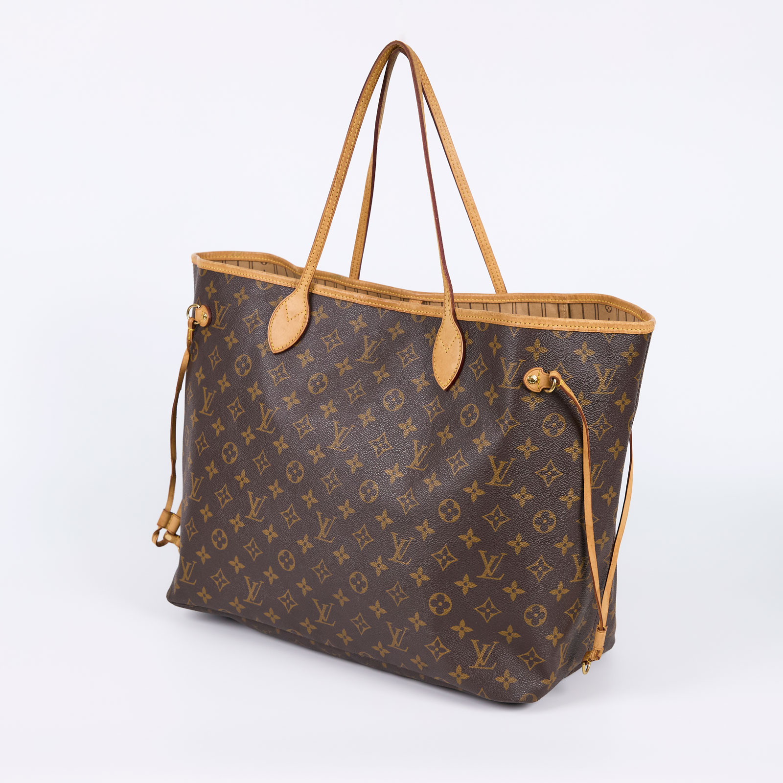 路易威登 LOUIS VUITTON Neverfull GM 托特包 經典帆布 M40157 棕原花Neverfull GM 無附屬品