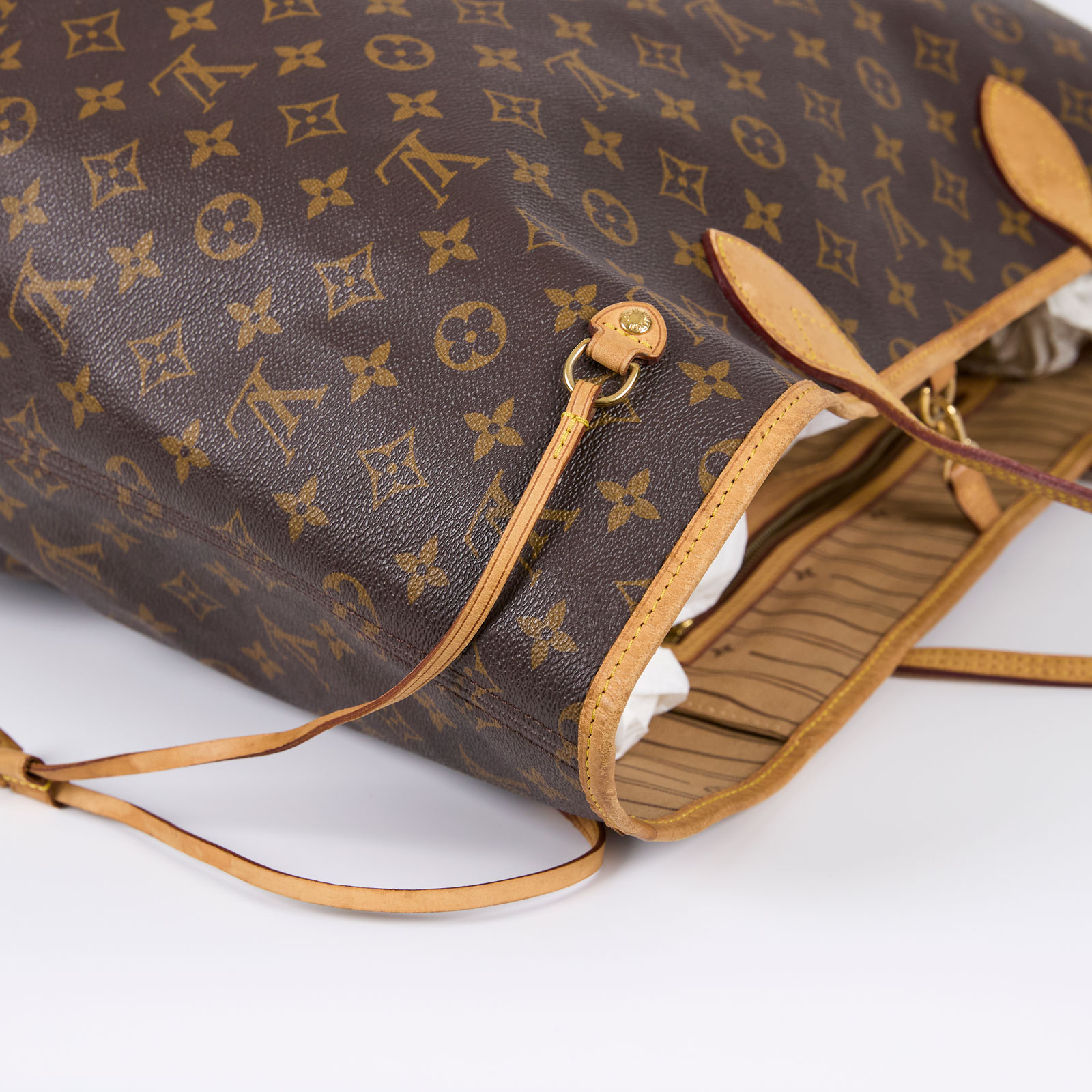路易威登 LOUIS VUITTON Neverfull GM 托特包 經典帆布 M40157 棕原花Neverfull GM 無附屬品