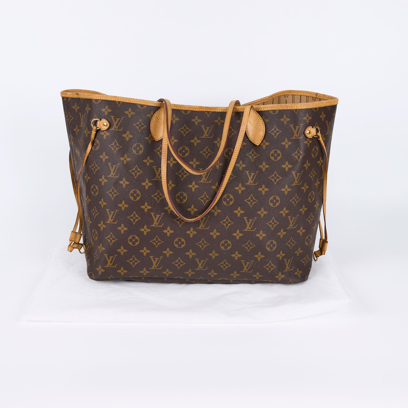 路易威登 LOUIS VUITTON Neverfull GM 托特包 經典帆布 M40157 棕原花Neverfull GM 無附屬品