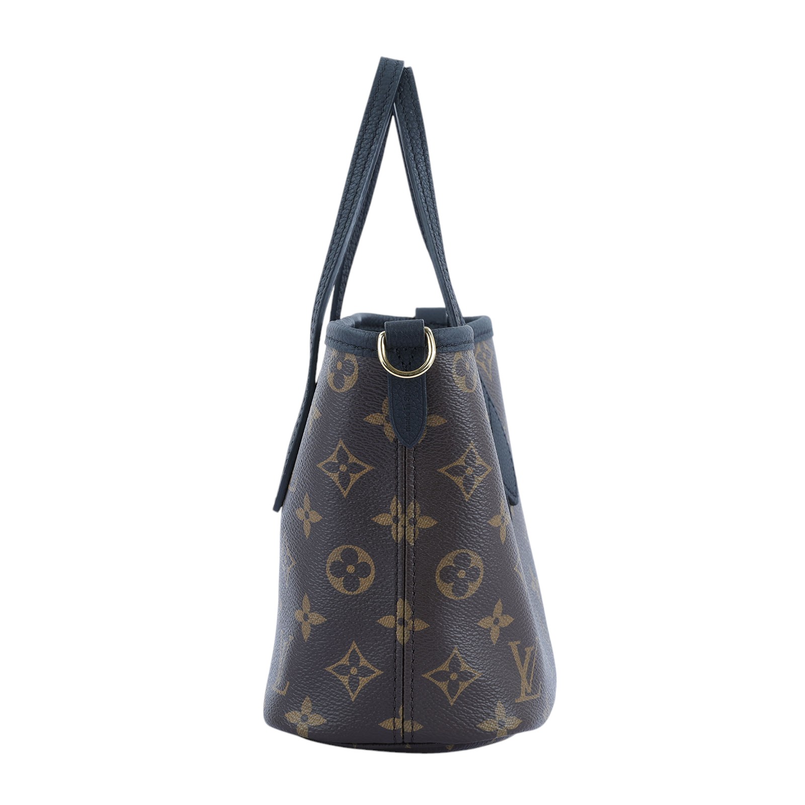 路易威登 LOUIS VUITTON 新款雙面設計 Neverfull Bandoulière Inside Out BB 托特包 黑色 M12099 晶片款  原廠盒子/防塵袋/內袋/背帶
