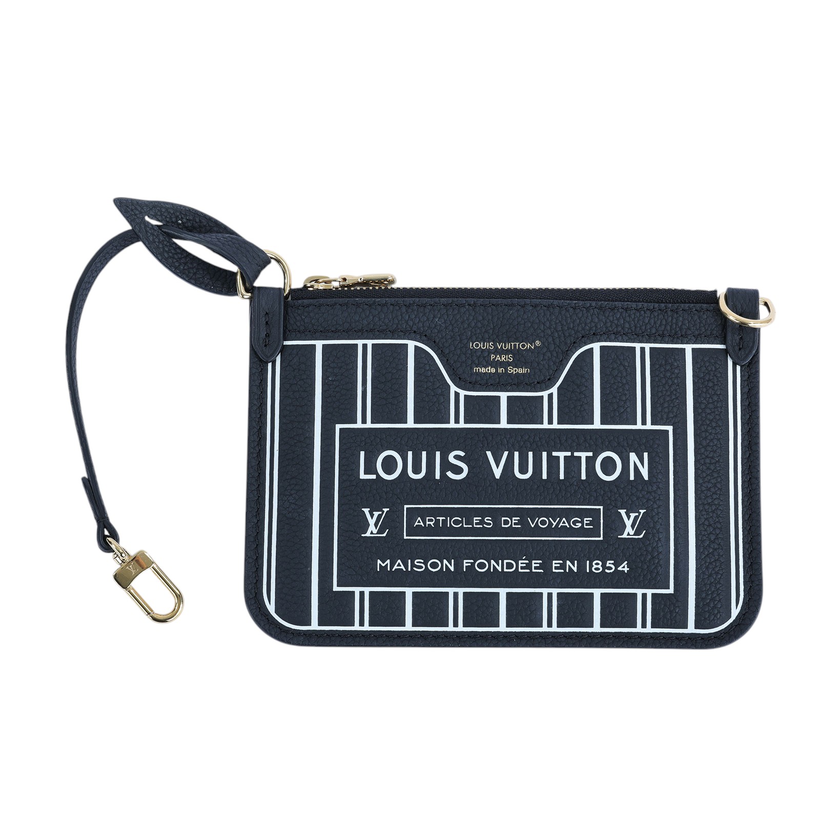 路易威登 LOUIS VUITTON 新款雙面設計 Neverfull Bandoulière Inside Out BB 托特包 黑色 M12099 晶片款  原廠盒子/防塵袋/內袋/背帶